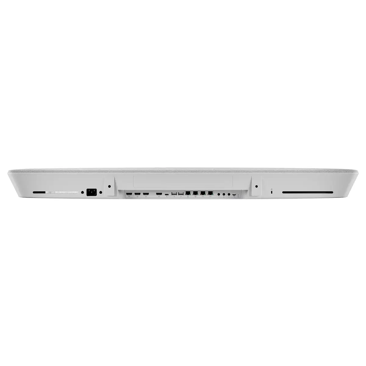 Webex Room Bar Pro Videokonferenzkomponente Erstes Licht mit Cisco Room Navigator-Table Stand