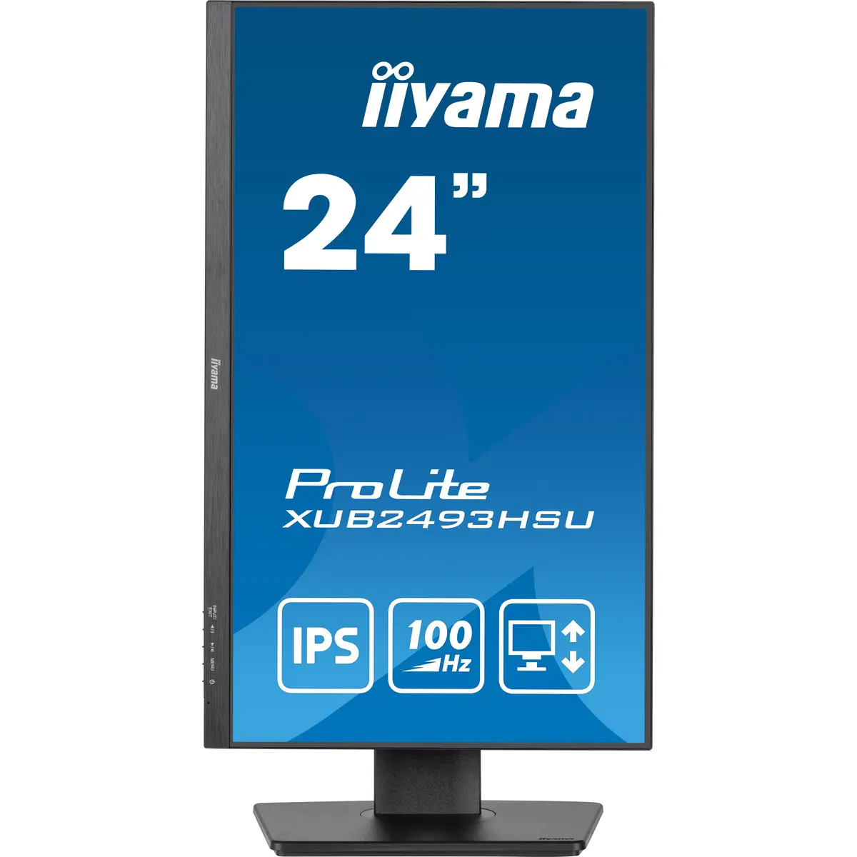 ProLite XUB2493HSU-B6 LED-Monitor 60,5 cm 23,8" 1920x1080 FHD 100 Hz IPS 250 cd/m² 1000:1 1 ms HDMI DisplayPort Lautsprecher mattschwarz Pivot