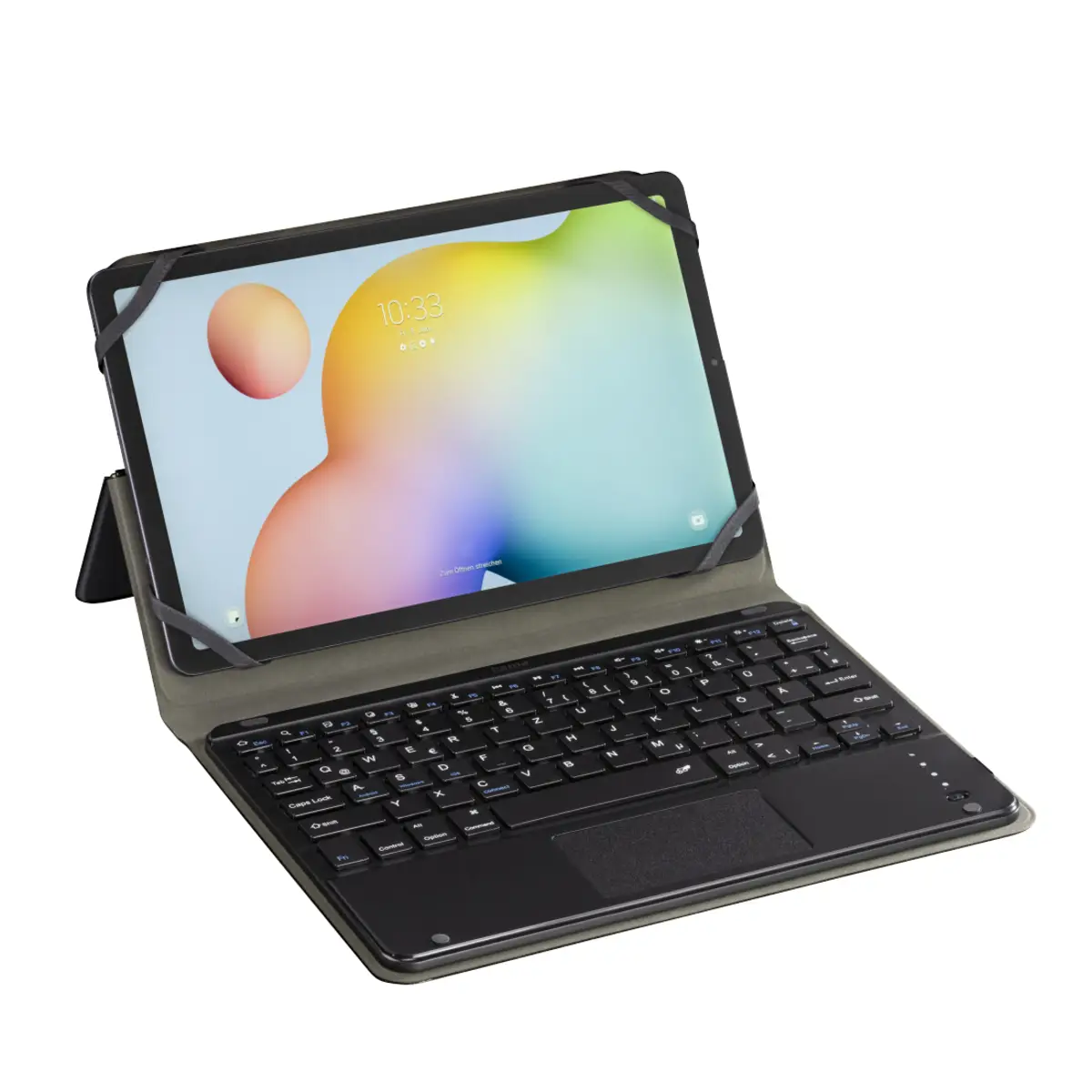 Tablet-Case Premium mit Tastatur für 24-28cm (9,5-11") schwarz