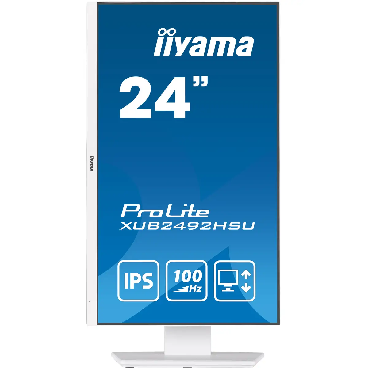 XUB2492HSU-W6 LED-Monitor 60,5cm 23,8" 1920x1080 FHD 100 Hz IPS 250 cd/m² 1300:1 0,4 ms HDMI DisplayPort Lautsprecher Mattes Weiß Pivot