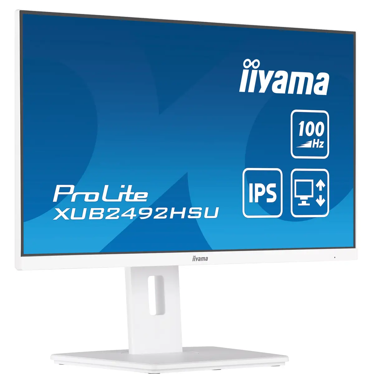 XUB2492HSU-W6 LED-Monitor 60,5cm 23,8" 1920x1080 FHD 100 Hz IPS 250 cd/m² 1300:1 0,4 ms HDMI DisplayPort Lautsprecher Mattes Weiß Pivot