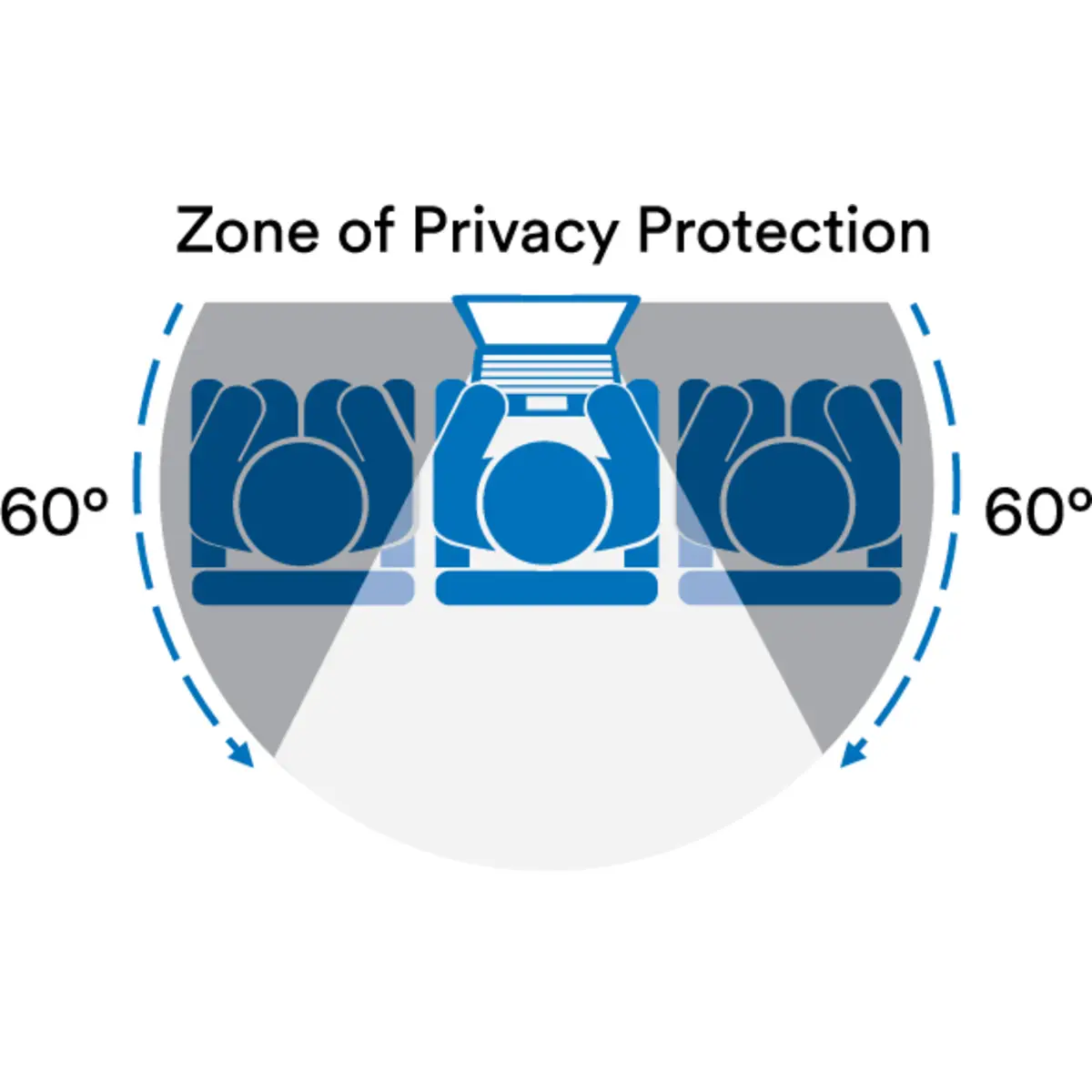 Blickschutzfilter für Bildschirme entfernbar  magnetisch 58.42 cm (23")
