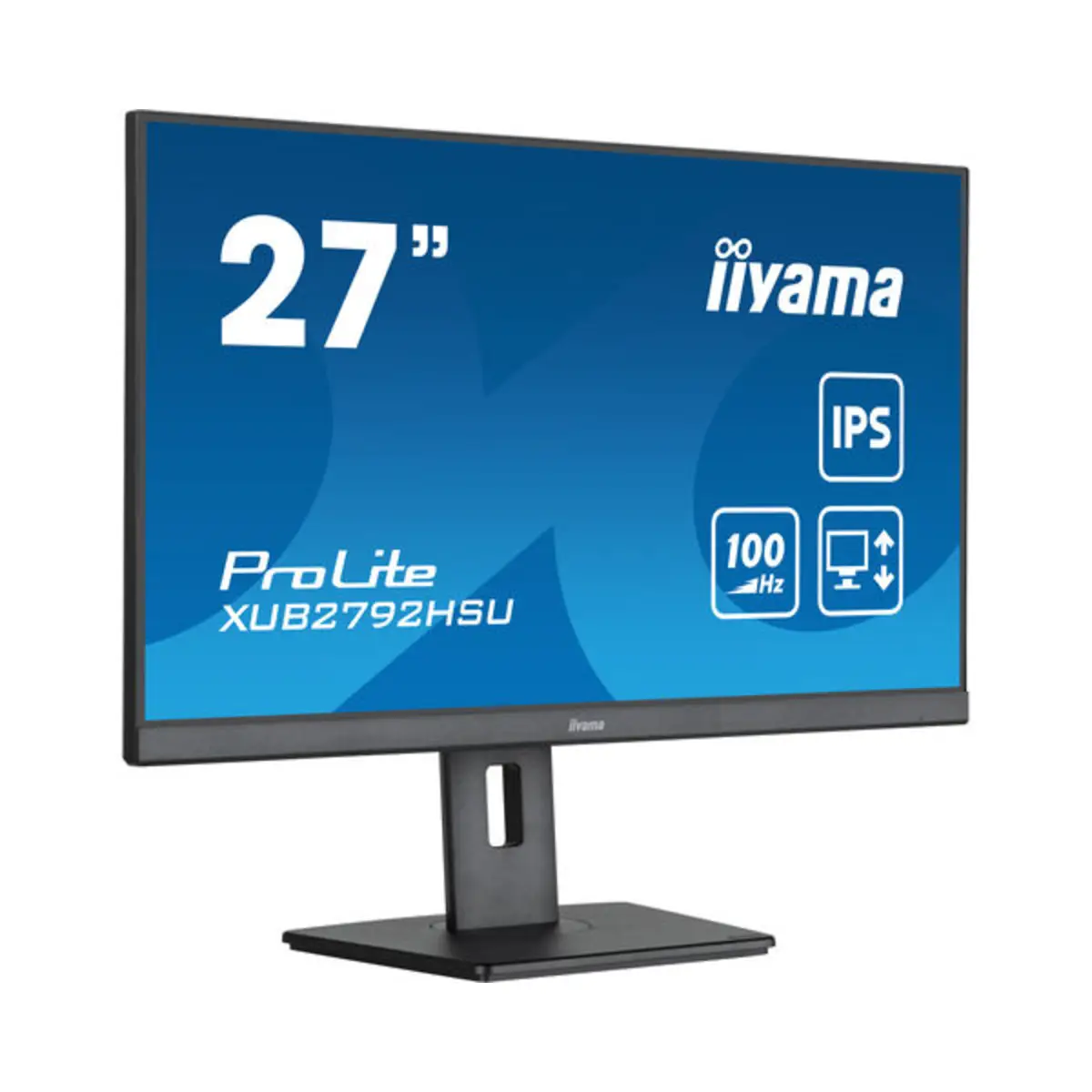 ProLite XUB2792HSU-B6 LED-Monitor 68,6cm 27" 1920x1080 FHD 100 Hz IPS 250 cd/m² 1300:1 0.4 ms HDMI DisplayPort Lautsprecher mattschwarz Pivot