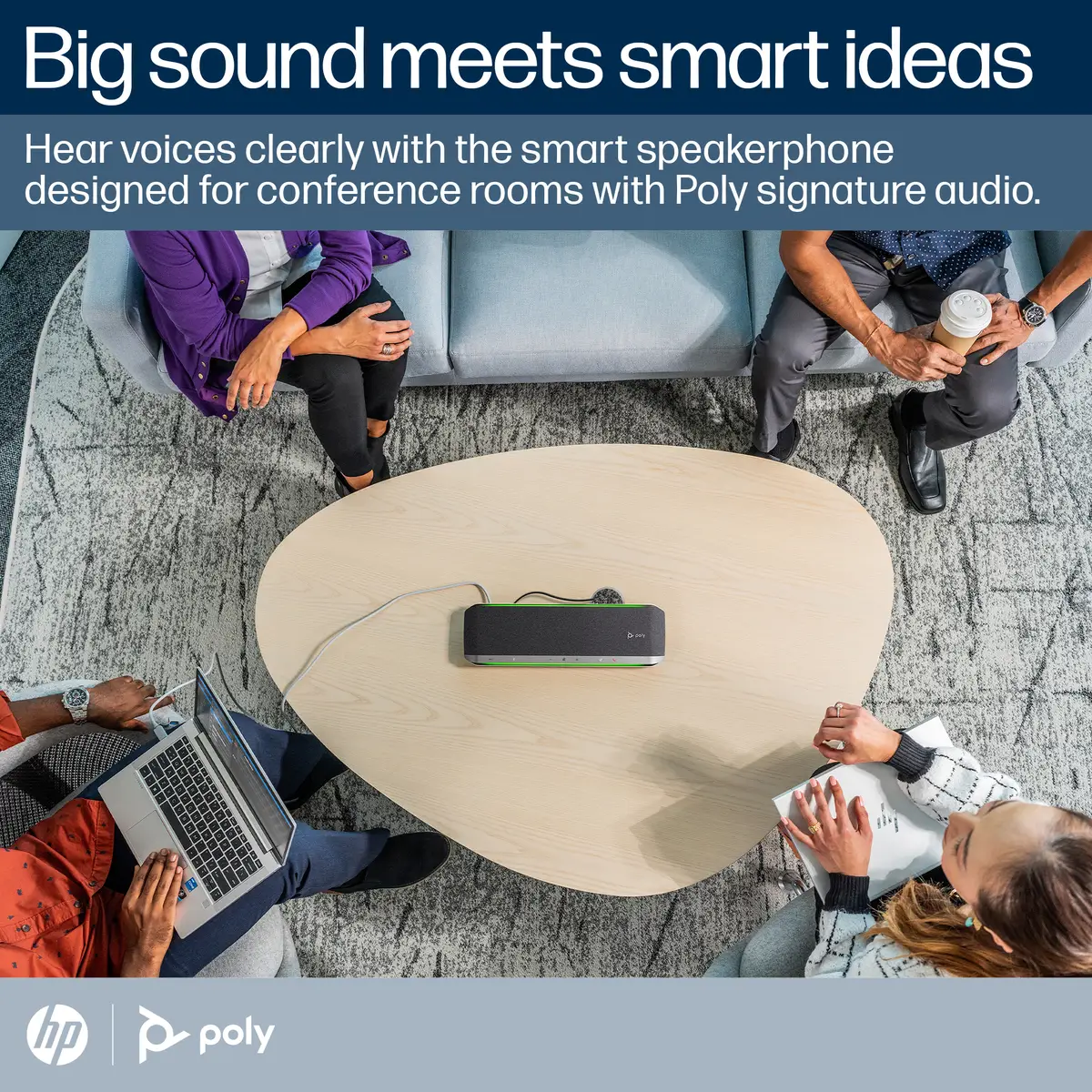 POLY Sync 60 Freisprecheinrichtung Universal Bluetooth Schwarz