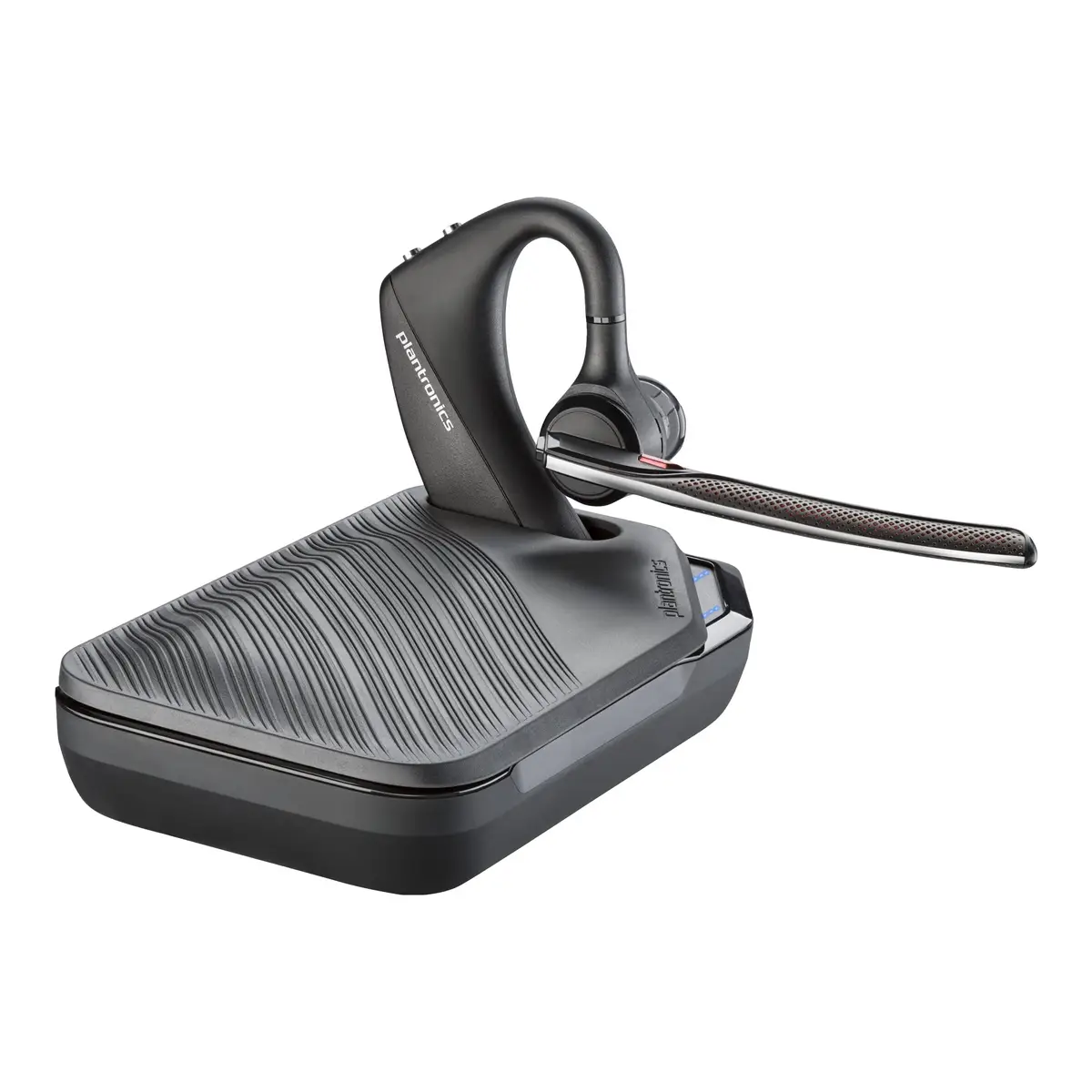 POLY Voyager 5200 Kopfhörer Kabellos Ohrbügel Car/Home office Bluetooth Ladestation Schwarz