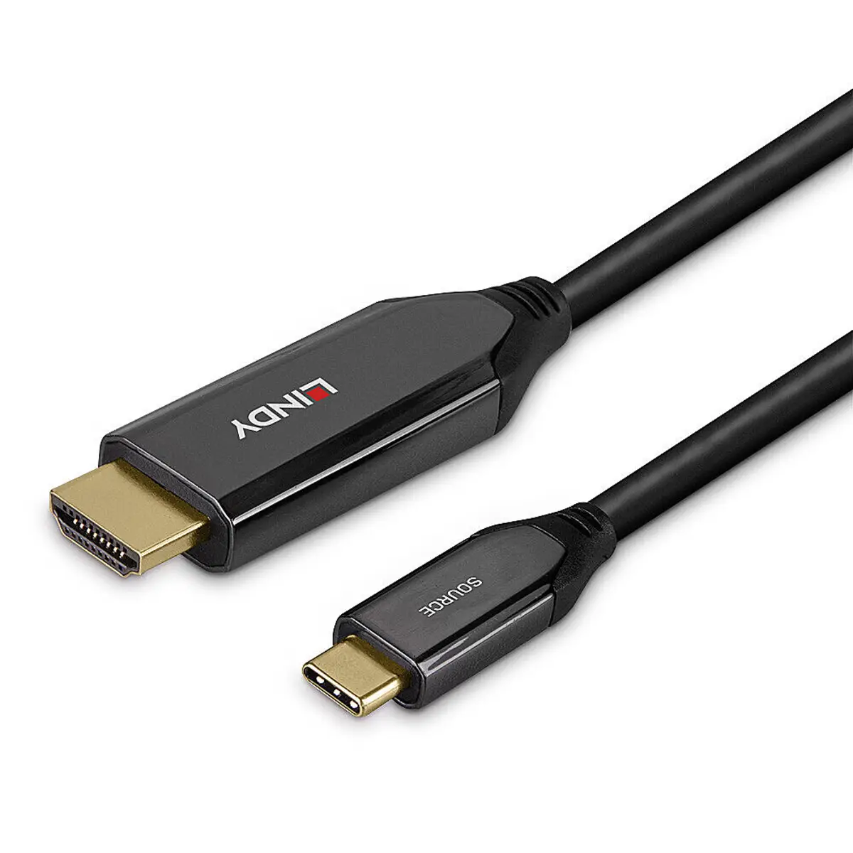 Adapterkabel USB C/HMDI Stecker/Secker Schwarz 1m
