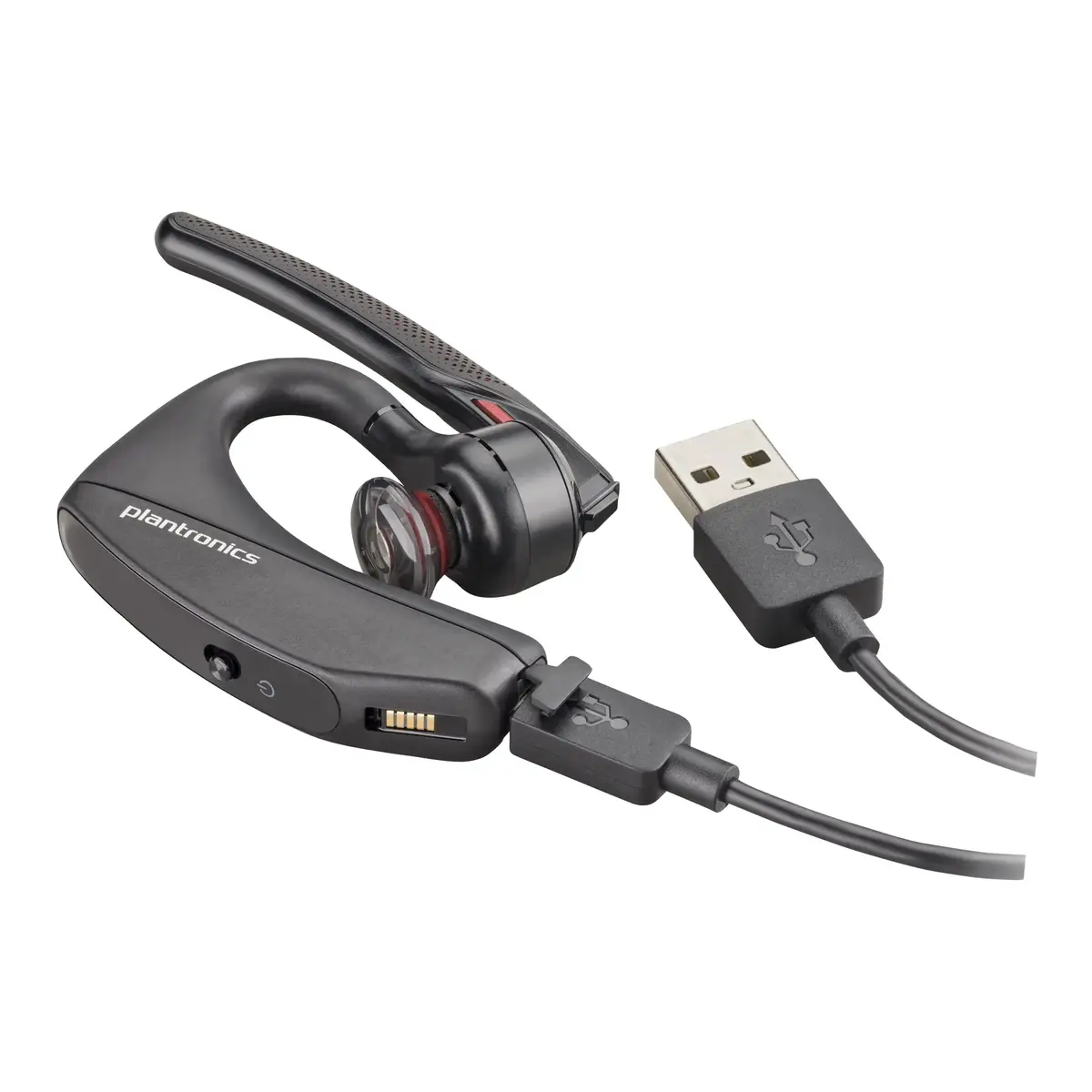 Poly Voyager 5200 UC Kopfhörer Kabellos Mikro-USB Bluetooth Schwarz