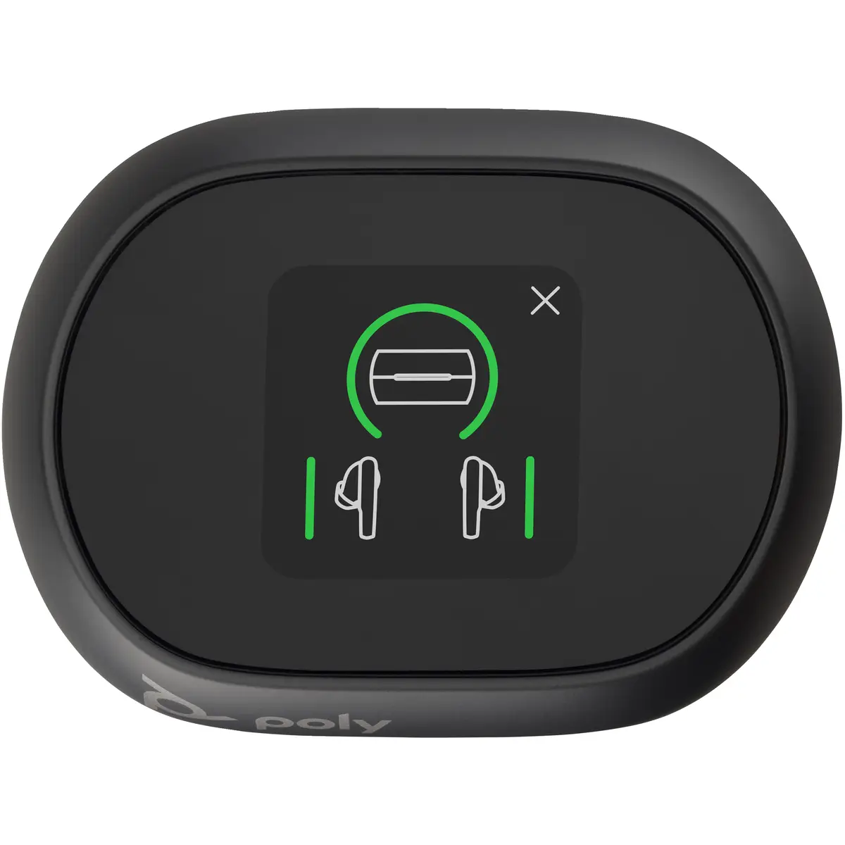 POLY Voyager Free 60+ Kopfhörer Kabellos im Ohr Büro/Callcenter Bluetooth Schwarz