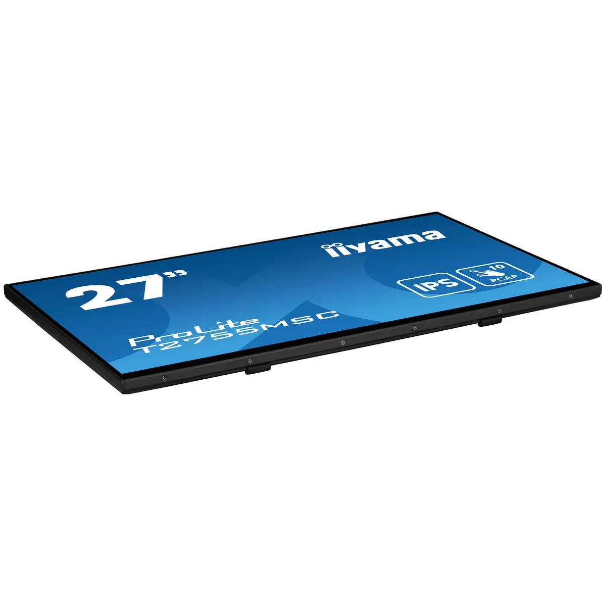 ProLite T2755MSC-B1 LED-Monitor 68,6cm 27" Touchscreen 1920x1080 Full HD (1080p) 60 Hz IPS 400cd/m² - 1000:1 5ms HDMI DisplayPort Lautsprecher Schwarz Matte