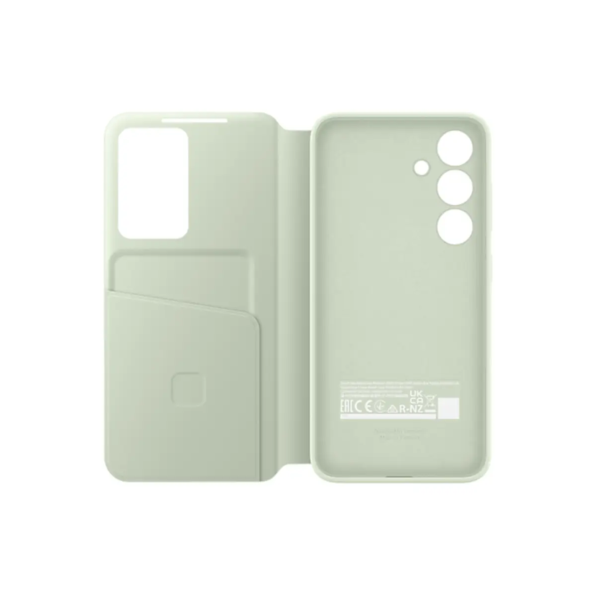 Smart View Wallet Case für Galaxy S24 Light Green