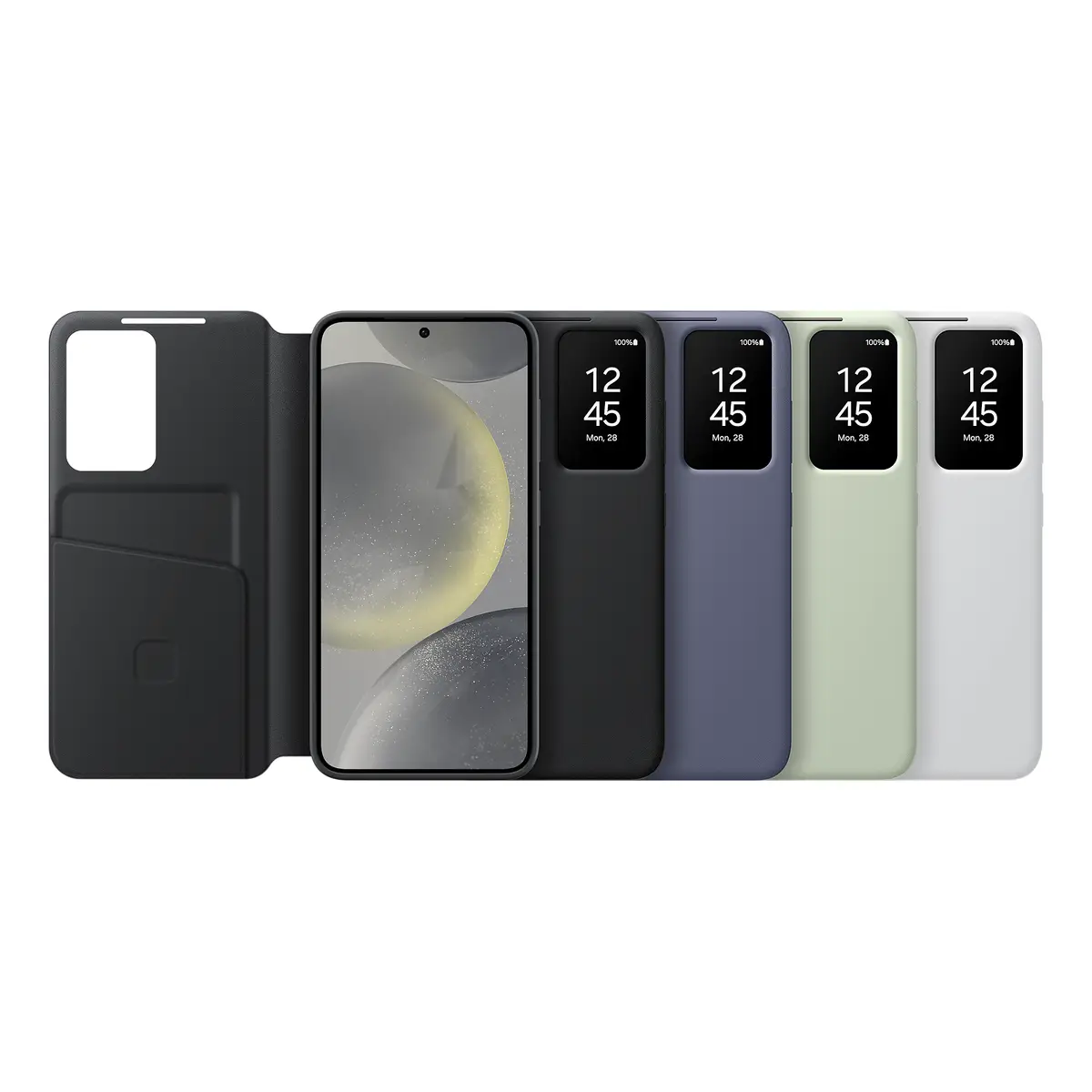 Smart View Wallet Case für Galaxy S24 Black