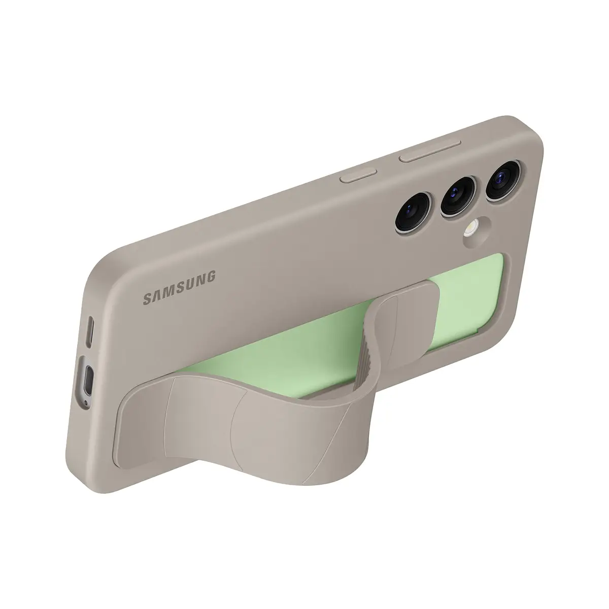 Standing Grip Case für Galaxy S24 Taupe