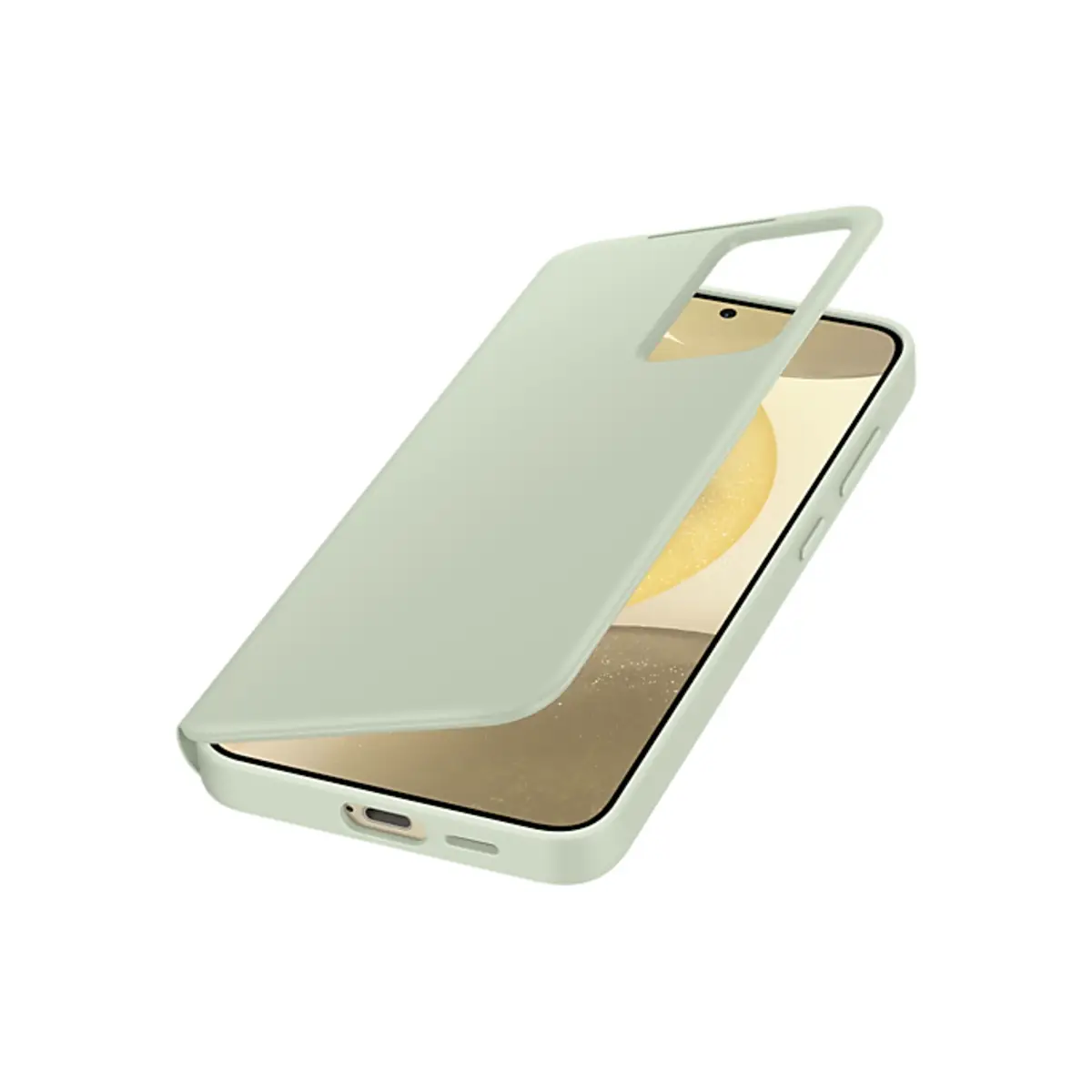 Smart View Wallet Case für Galaxy S24+ Light Green