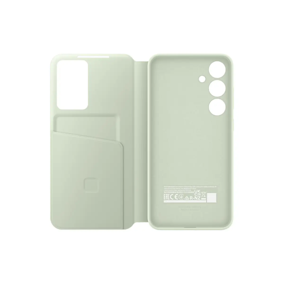 Smart View Wallet Case für Galaxy S24+ Light Green