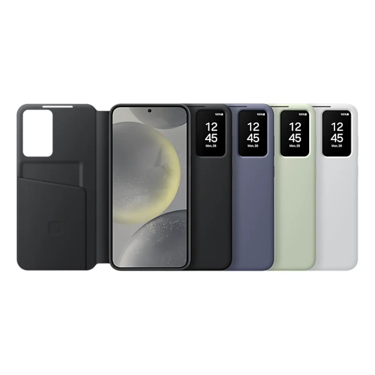Smart View Wallet Case für Galaxy S24+ Black