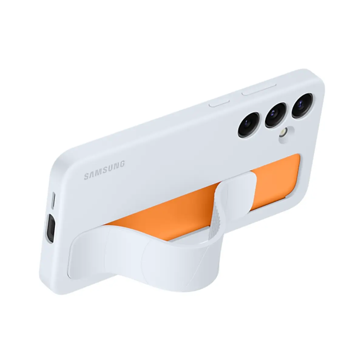 Standing Grip Case für Galaxy S24+ Light Blue