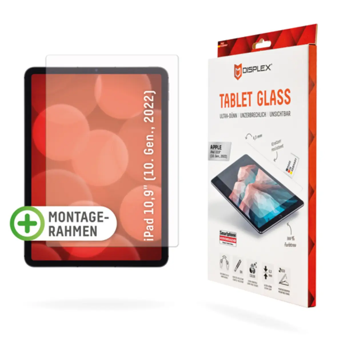 Tablet Glass für Apple iPad 10,9'' (10. Gen.)