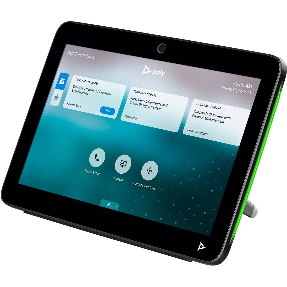 Poly TC10 Touch Controller Ohne Netzkabel Schwarz