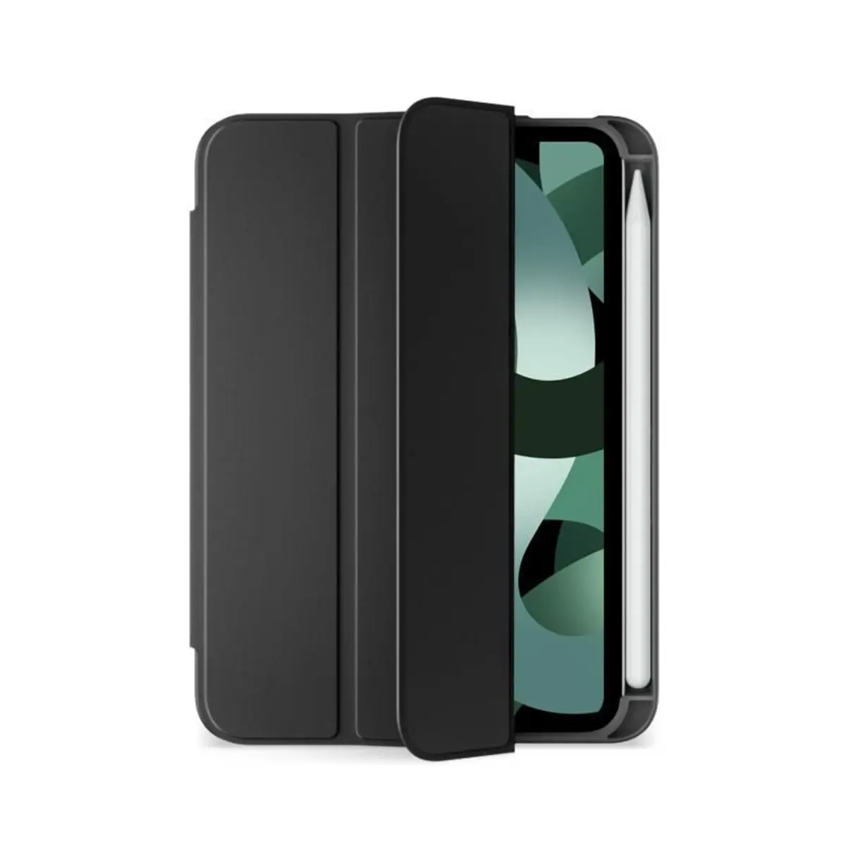 Miami Flip-Hülle für Tablet Polycarbonat Polyurethan Kunstleder Thermoplastisches Polyurethan (TPU) Schwarz auf Transparent
