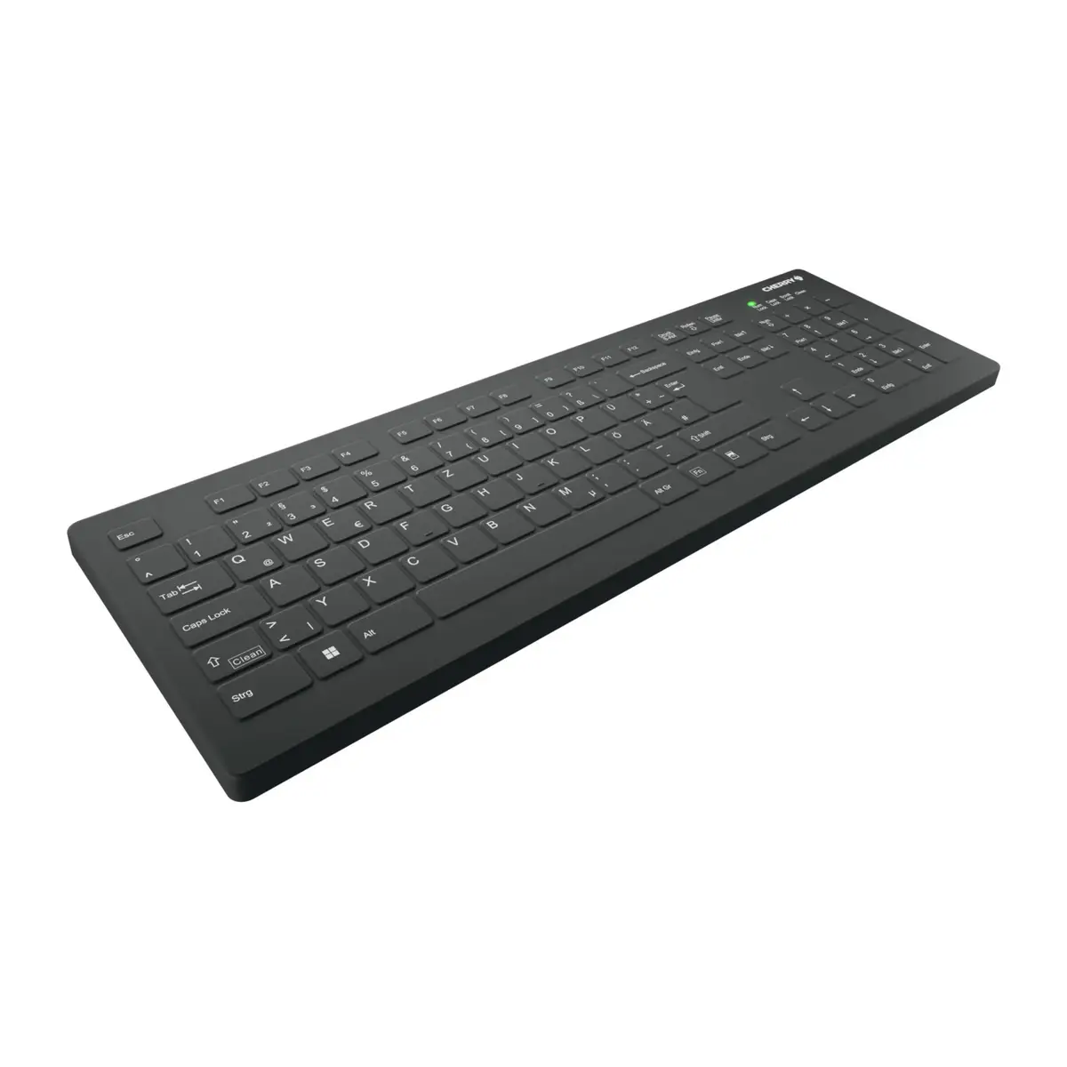 Tastatur C8112 Active Key MTA Layout Deutsch kabellos vollversiegelt Schwarz