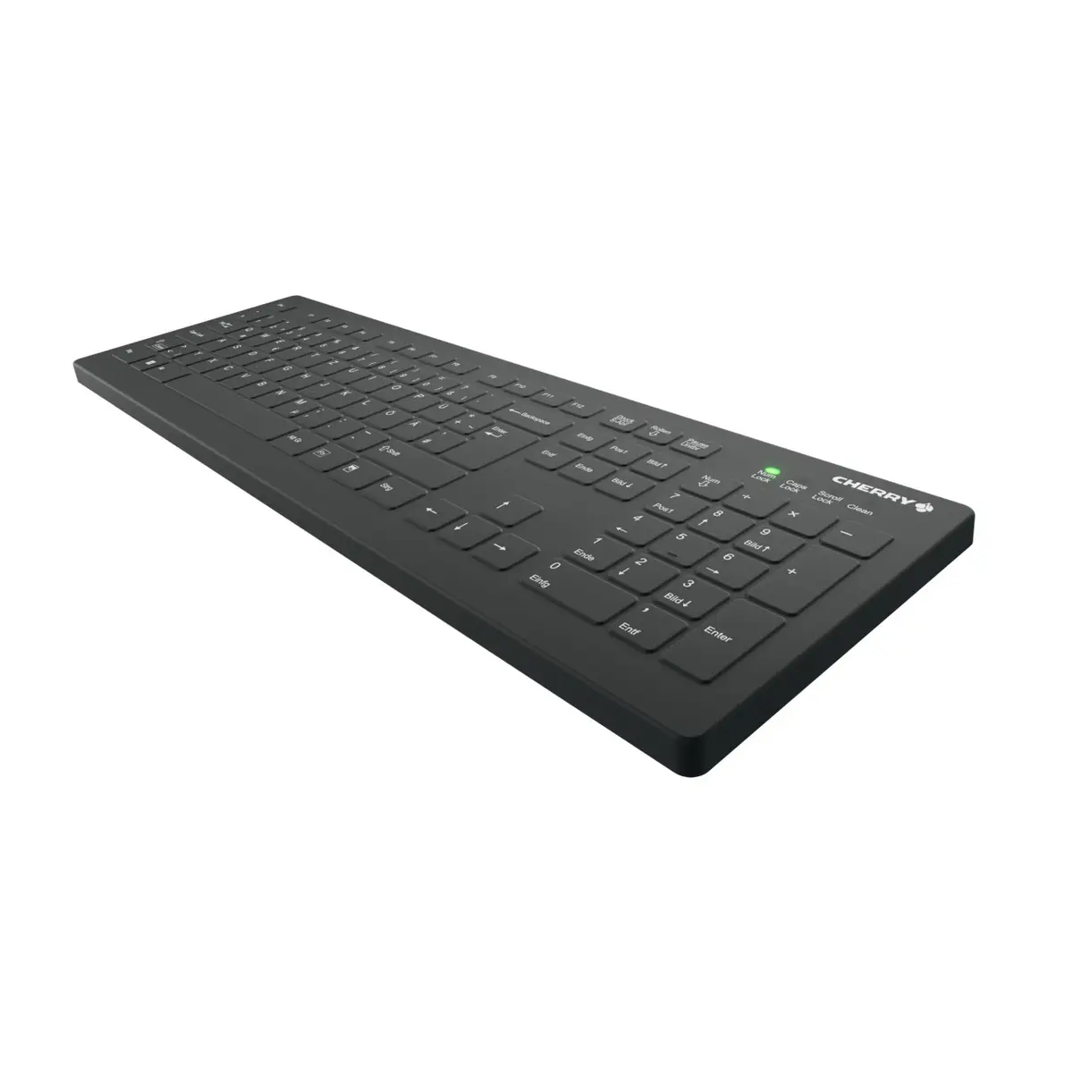 Tastatur C8112 Active Key MTA Layout Deutsch kabellos vollversiegelt Schwarz