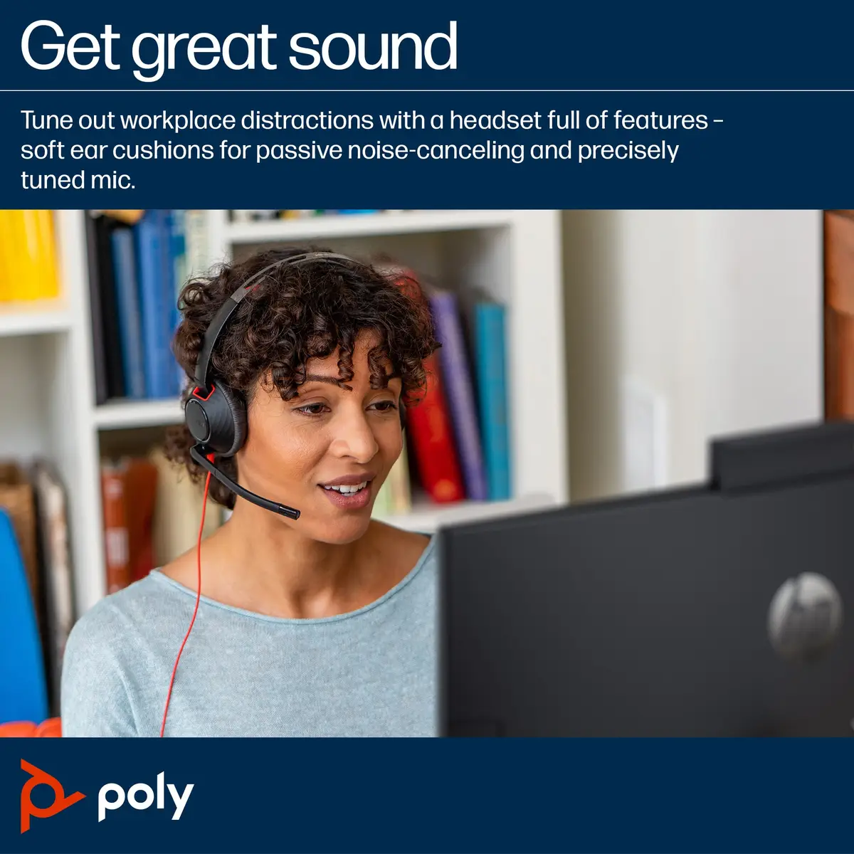 Poly Blackwire 5220 USB-C Headset +3.5mmP +USB-C/A