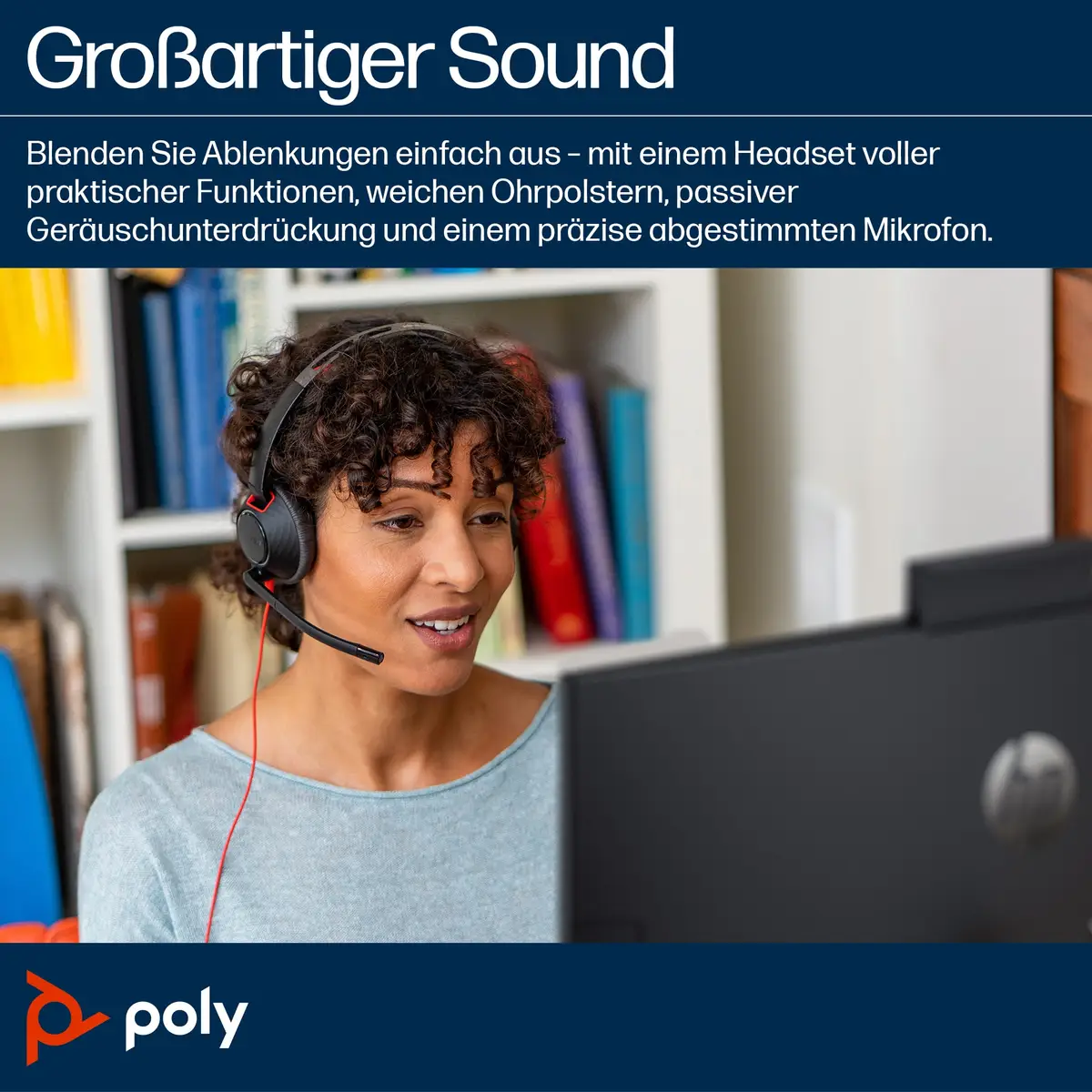 Poly Blackwire 5220 USB-C Headset +3.5mmP +USB-C/A