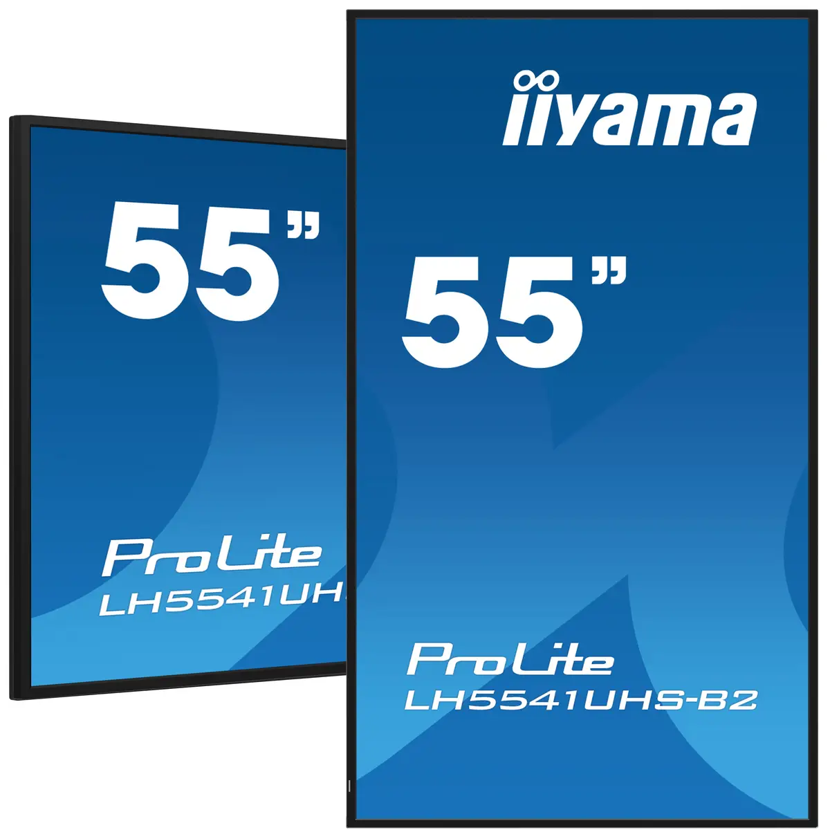ProLite LH5541UHS-B2 139 cm 54,6" LCD-Display mit LED-Hintergrundbeleuchtung Digital Signage 4K UHD (2160p) 3840x2160 16:9 1200:1 500 cd/m² 8 ms Schwarz glänzend