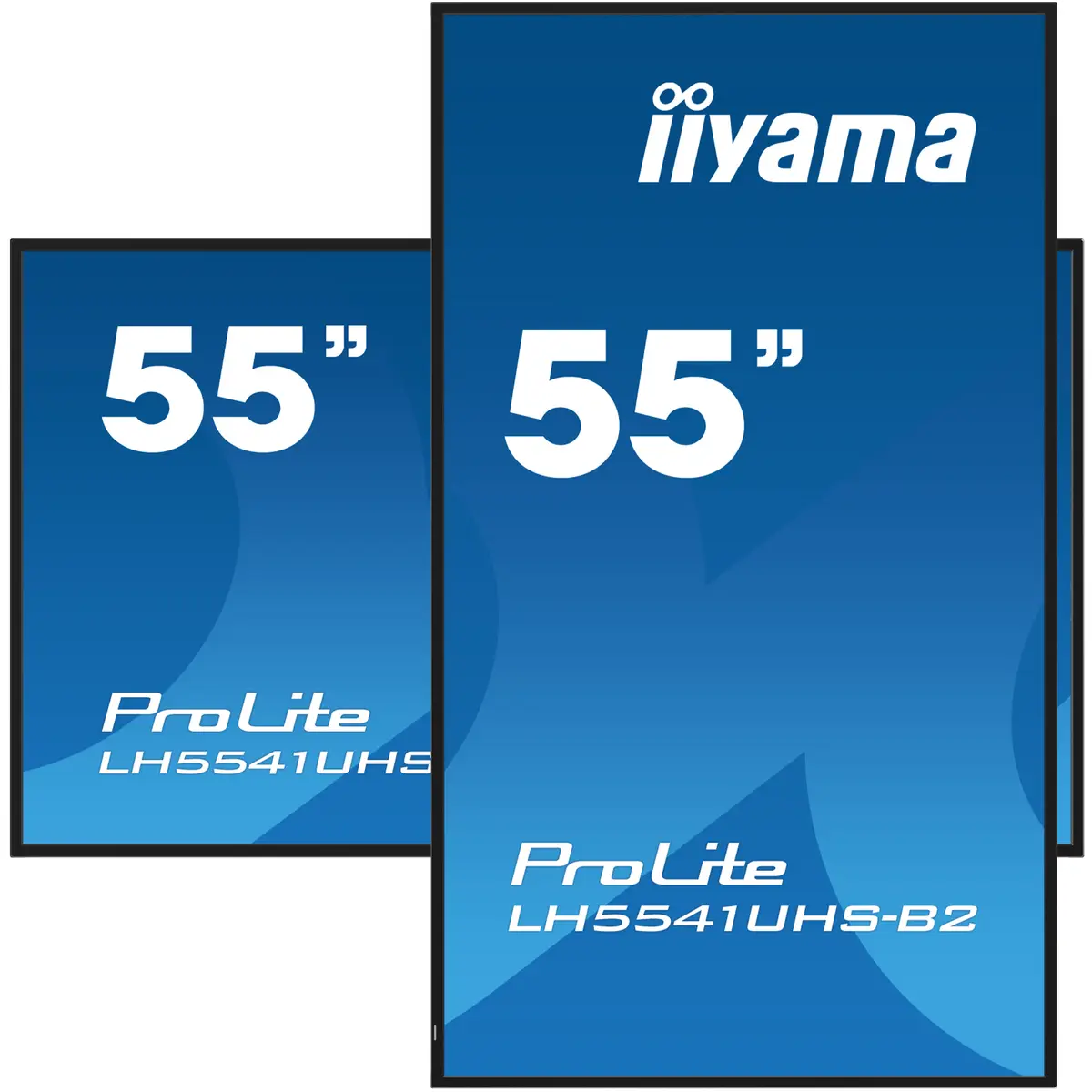 ProLite LH5541UHS-B2 139 cm 54,6" LCD-Display mit LED-Hintergrundbeleuchtung Digital Signage 4K UHD (2160p) 3840x2160 16:9 1200:1 500 cd/m² 8 ms Schwarz glänzend