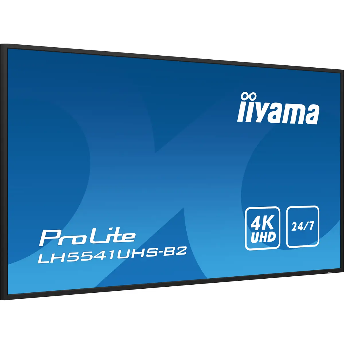 ProLite LH5541UHS-B2 139 cm 54,6" LCD-Display mit LED-Hintergrundbeleuchtung Digital Signage 4K UHD (2160p) 3840x2160 16:9 1200:1 500 cd/m² 8 ms Schwarz glänzend