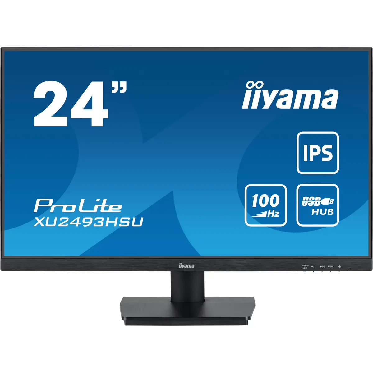 ProLite XU2493HSU-B6 LED-Monitor 60,5 cm 23,8" 1920x1080 FHD 100 Hz IPS 250 cd/m² 1000:1 1 ms HDMI DisplayPort Lautsprecher mattschwarz
