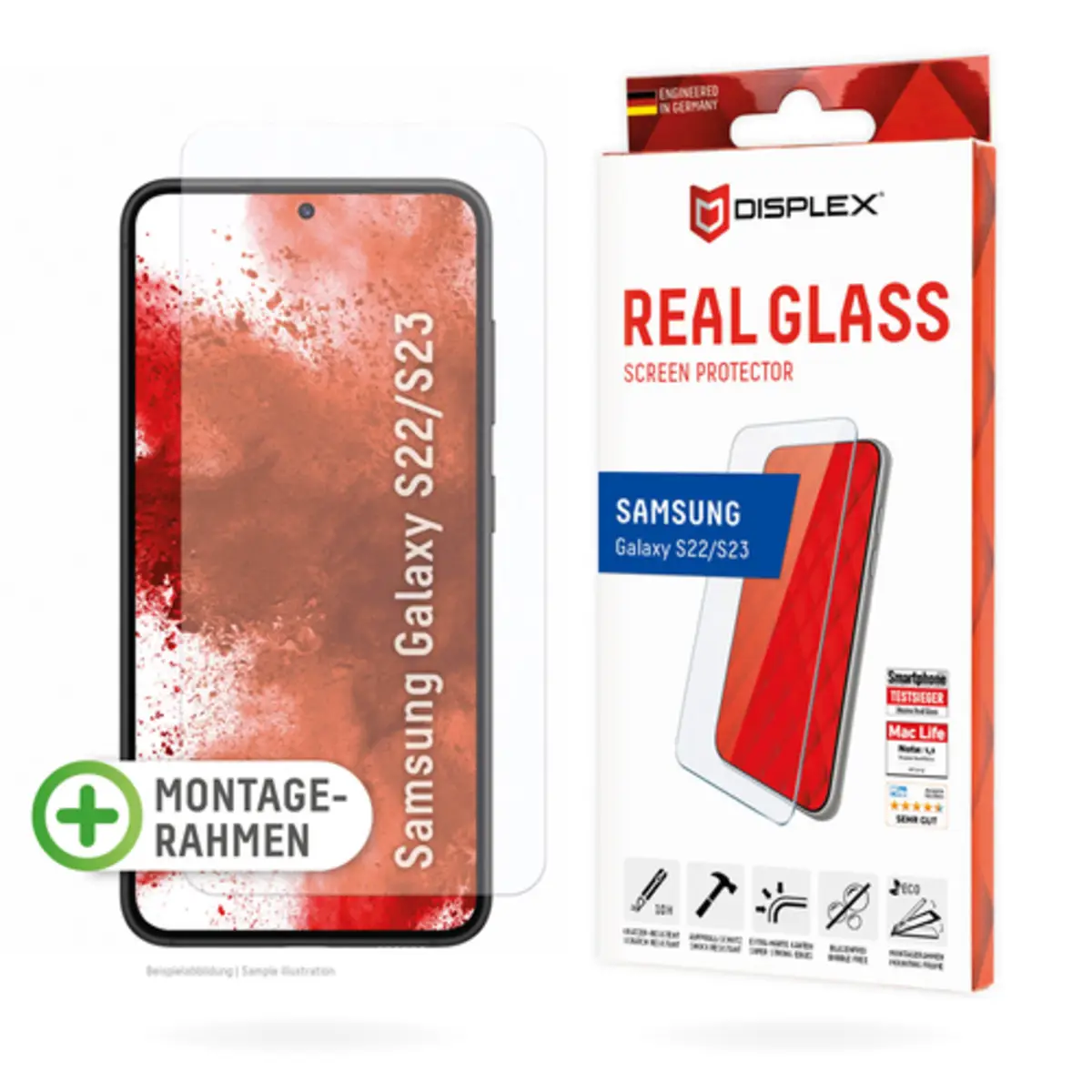 Schutzglas für Samsung Galaxy S22/S23