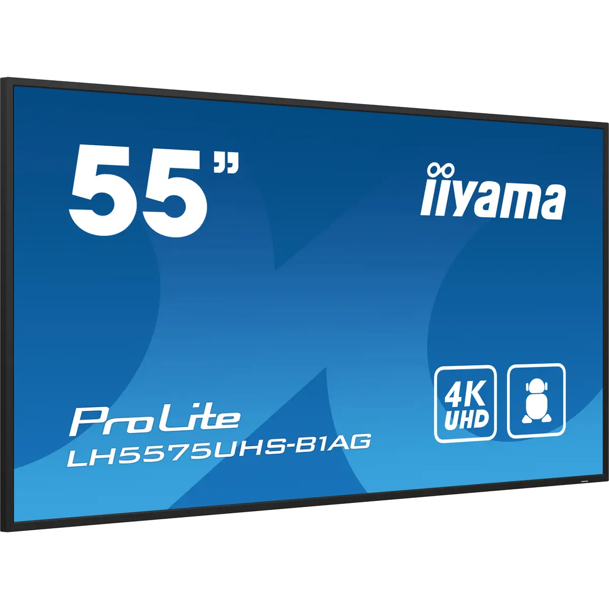 ProLite LH5575UHS-B1AG 139 cm 54,6" LCD-Display mit LED-Hintergrundbeleuchtung Digital Signage mit integrierter Media Player SDM Slot PC 4K UHD (2160p) 3840x2160 16:9 1200:1500 cd/m² 8 ms schwarze Blend
