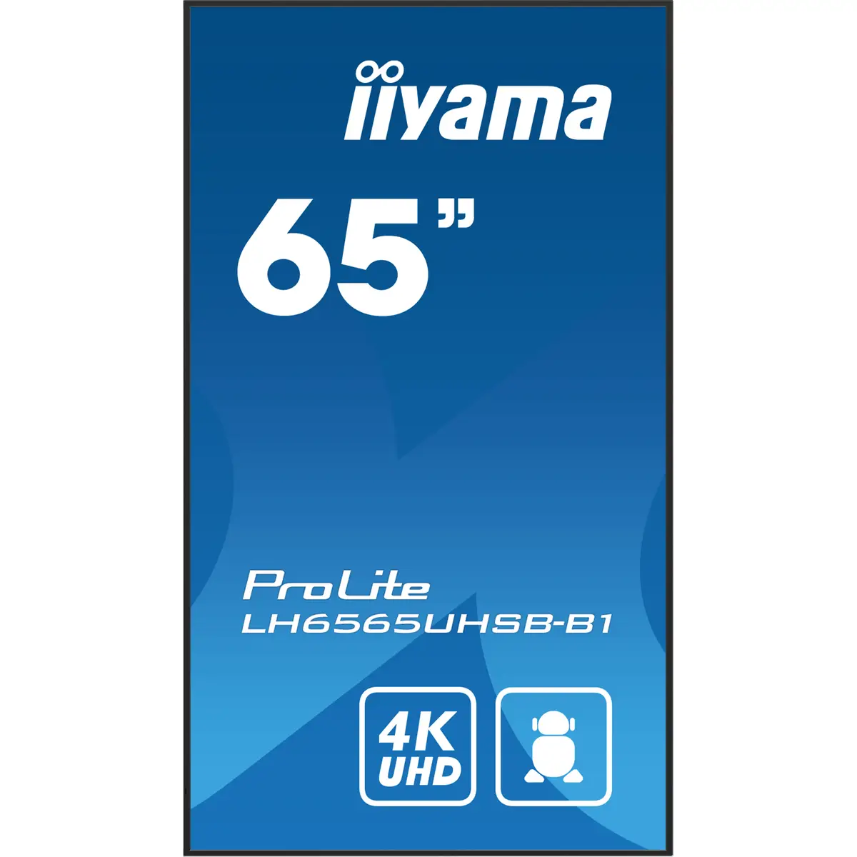 ProLite LH6575UHS-B1AG 164 cm 64,5" LCD-Display mit LED-Hintergrundbeleuchtung Digital Signage mit integrierter Media Player SDM Slot PC 4K UHD (2160p) 3840x2160 16:9 1200:1 500 cd/m² 8 ms schwarze Blend