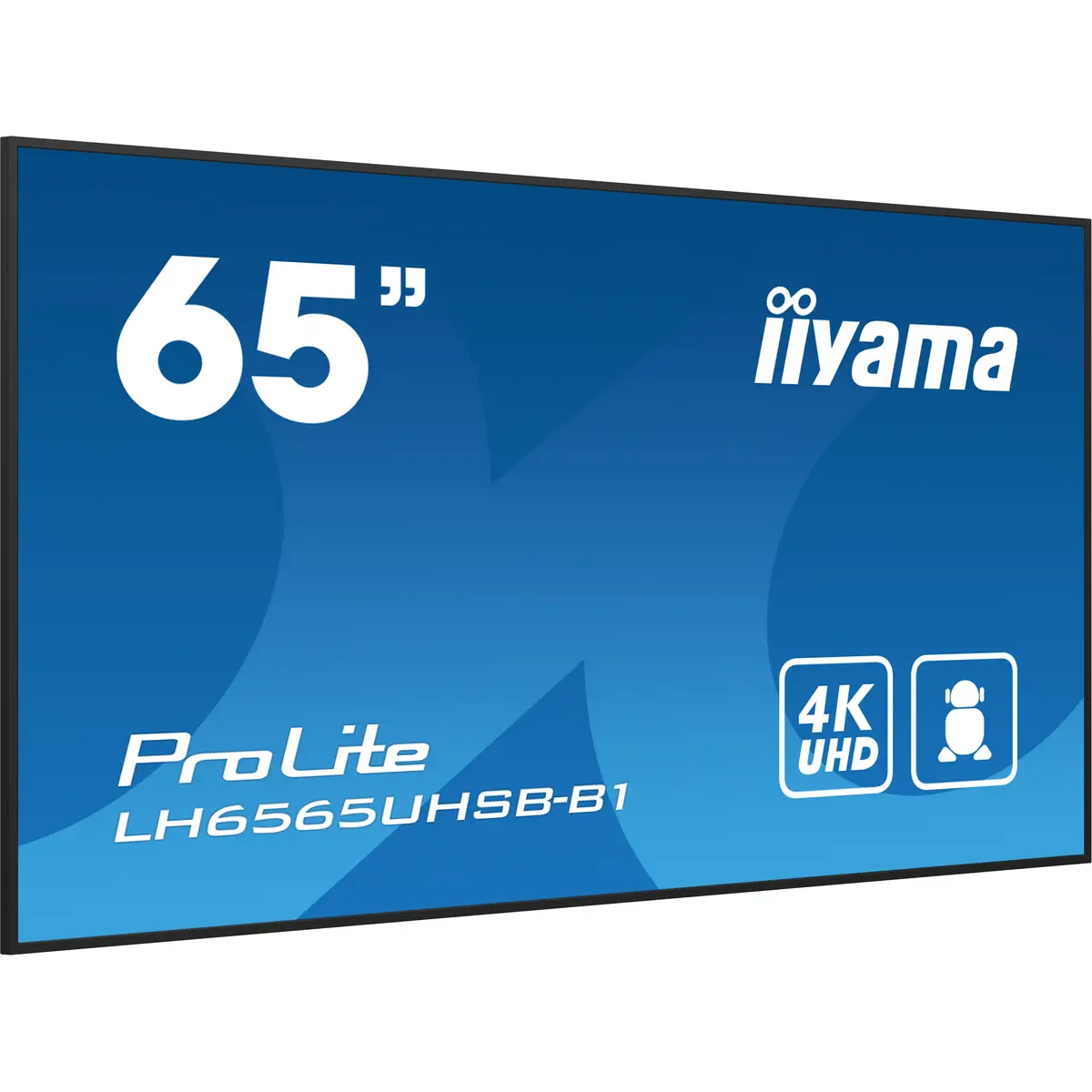 ProLite LH6575UHS-B1AG 164 cm 64,5" LCD-Display mit LED-Hintergrundbeleuchtung Digital Signage mit integrierter Media Player SDM Slot PC 4K UHD (2160p) 3840x2160 16:9 1200:1 500 cd/m² 8 ms schwarze Blend
