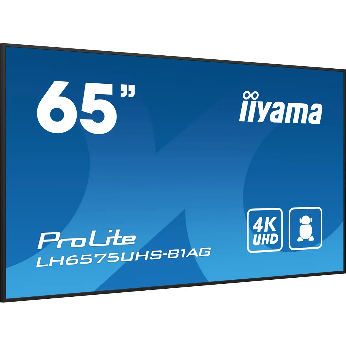 ProLite LH6575UHS-B1AG 164 cm 64,5" LCD-Display mit LED-Hintergrundbeleuchtung Digital Signage mit integrierter Media Player SDM Slot PC 4K UHD (2160p) 3840x2160 16:9 1200:1 500 cd/m² 8 ms schwarze Blend