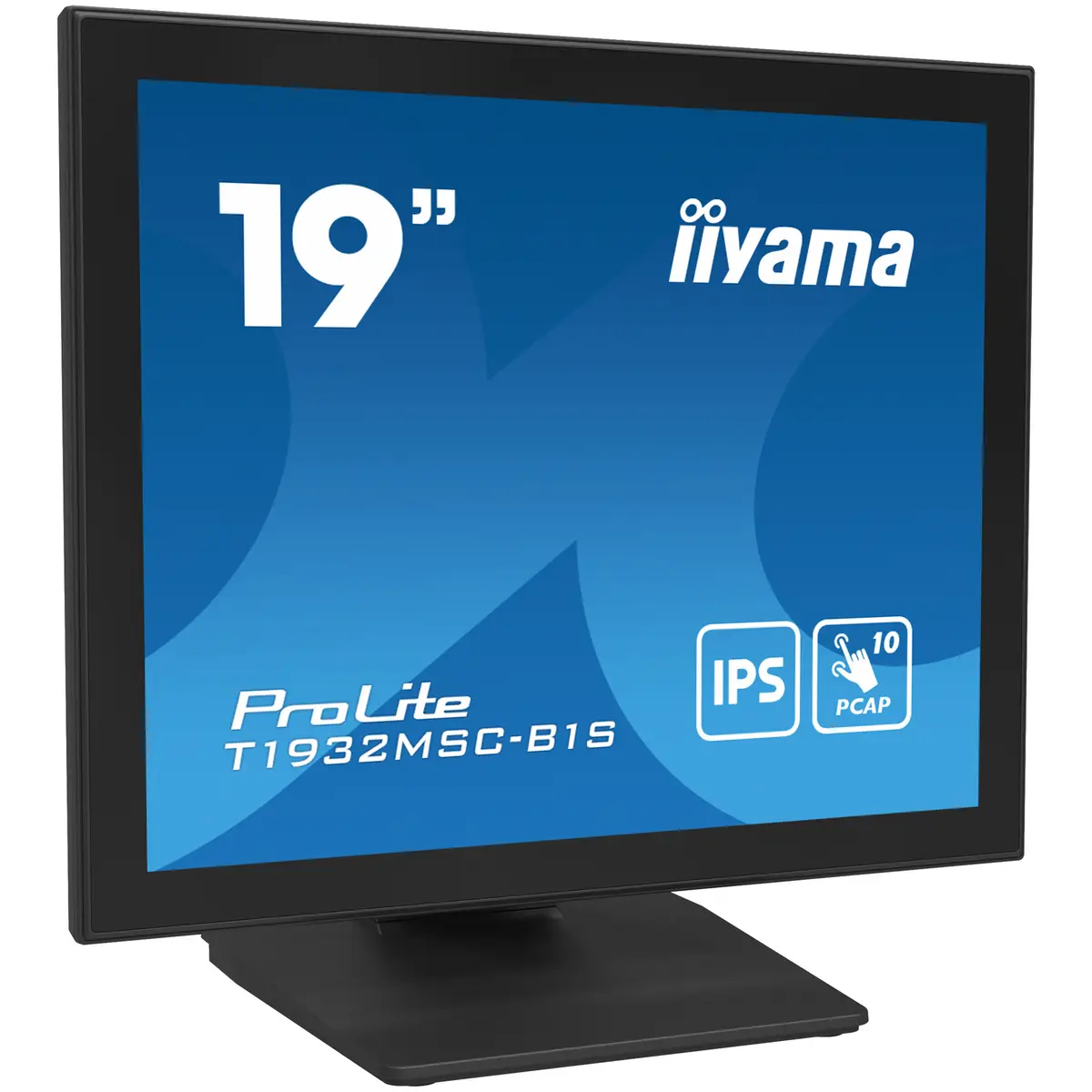ProLite T1932MSC-B1S LCD-Monitor 48 cm 19" Touchscreen 1280x1024 IPS 250 cd/m² 1000:1 14 ms HDMI VGA DisplayPort Lautsprecher mattschwarz
