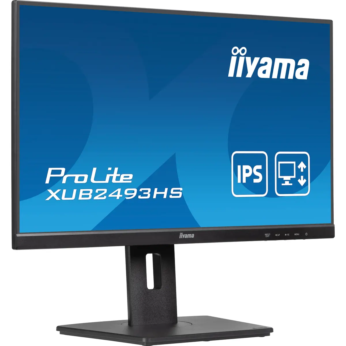 ProLite XUB2493HS-B6 60,5cm 23,8" 1920x1080 FHD 100 Hz IPS 250 cd/m² 1300:1 0.5 ms HDMI DisplayPort Lautsprecher Schwarz Matte Pivot