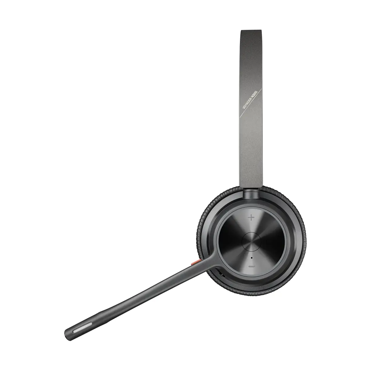 Poly Voyager 4320 UC Kopfhörer mit USB Typ-A Bluetooth Ladestation Schwarz