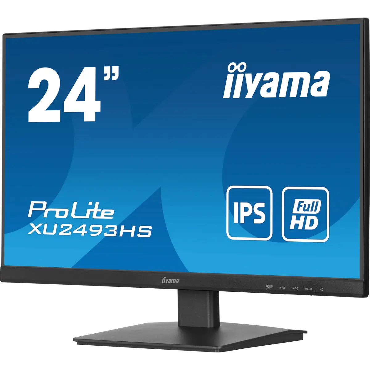 ProLite XU2493HS-B6 LED-Monitor 60,5 cm 23,8" 1920x1080 FHD 100 Hz IPS 250 cd/m² 1300:1 0,5 ms HDMI DisplayPort Lautsprecher Schwarz Matte