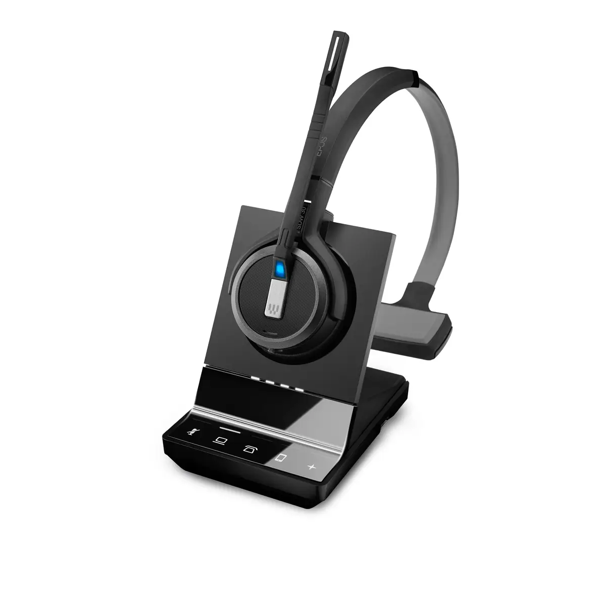 IMPACT SDW Headset-System On-Ear DECT kabellos Schwarz mit EPOS CEHS-DHSG Kabel