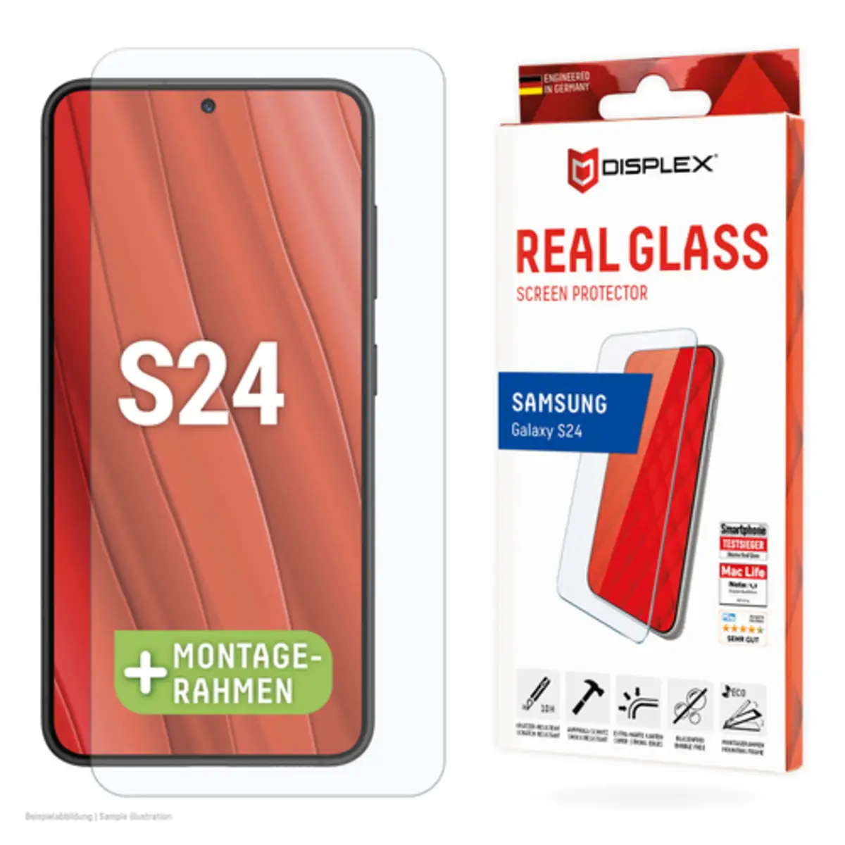 Diesplex Real Glass für Samsung Galaxy S24