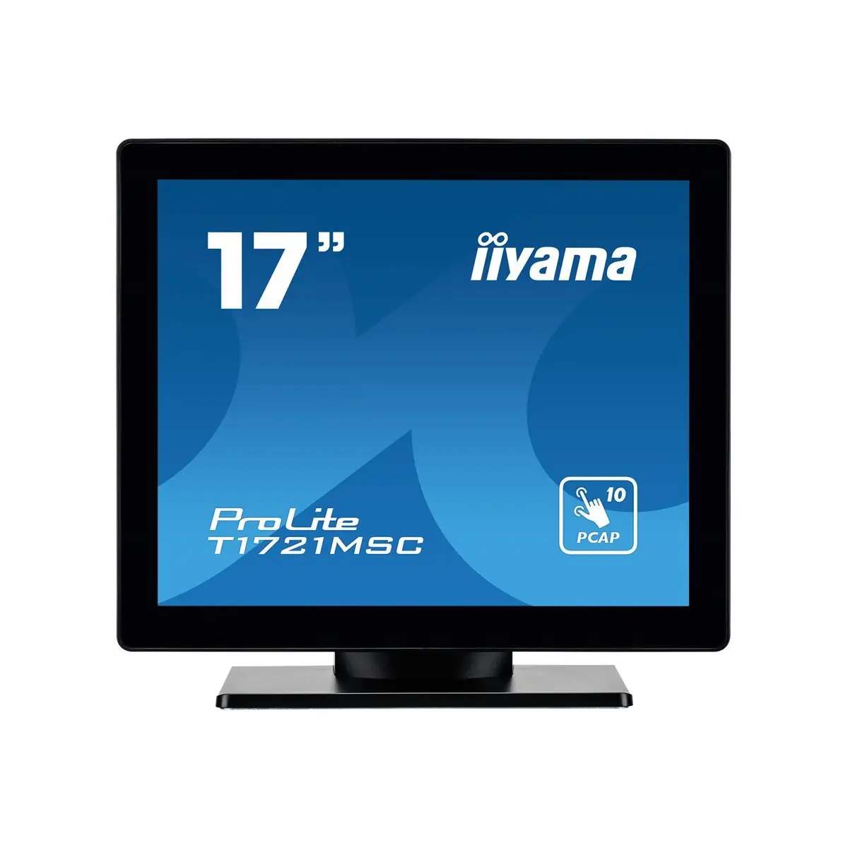 ProLite T1721MSC-B2 LED-Monitor 43 cm 17" Touchscreen 1280x1024 SXGA 75 Hz TN 250 cd/m² 1000:1 5 ms HDMI VGA Lautsprecher schwarze Blende mit mattem Finish