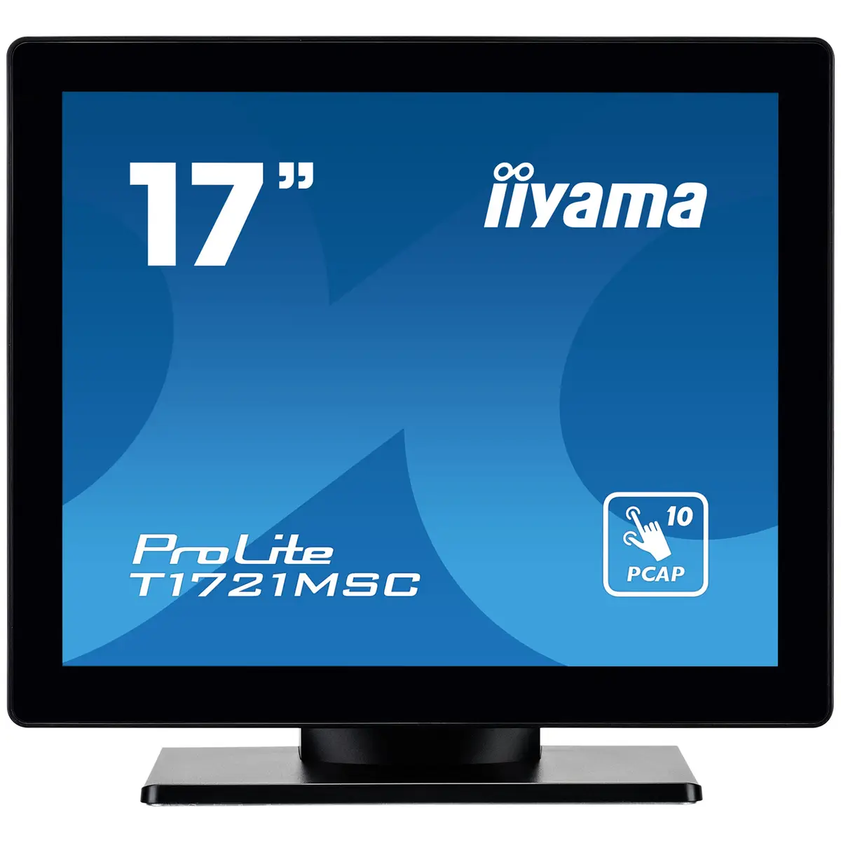 ProLite T1721MSC-B2 LED-Monitor 43 cm 17" Touchscreen 1280x1024 SXGA 75 Hz TN 250 cd/m² 1000:1 5 ms HDMI VGA Lautsprecher schwarze Blende mit mattem Finish