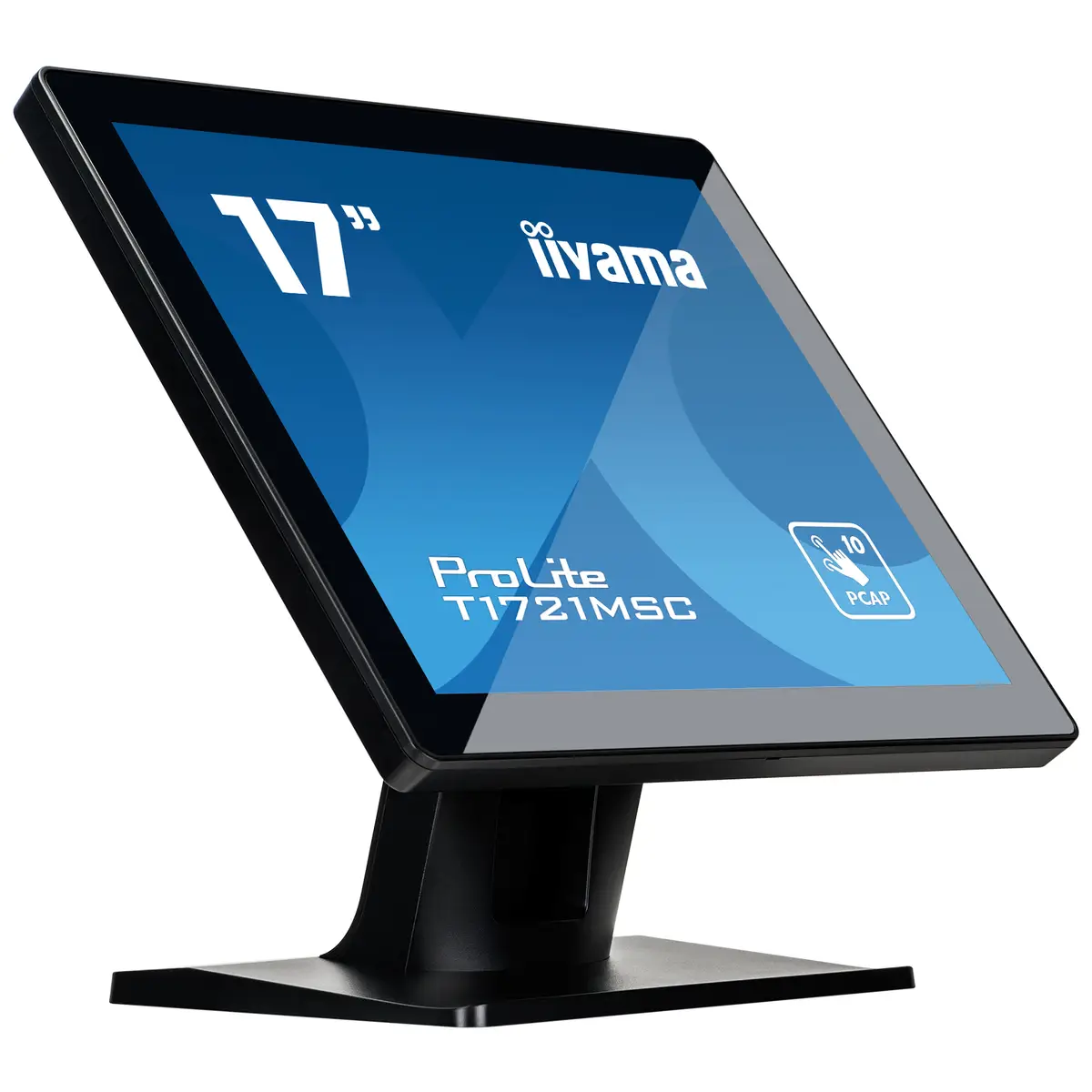 ProLite T1721MSC-B2 LED-Monitor 43 cm 17" Touchscreen 1280x1024 SXGA 75 Hz TN 250 cd/m² 1000:1 5 ms HDMI VGA Lautsprecher schwarze Blende mit mattem Finish