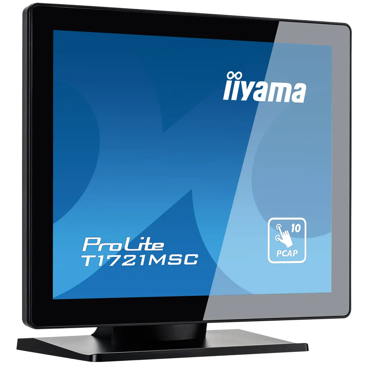 ProLite T1721MSC-B2 LED-Monitor 43 cm 17" Touchscreen 1280x1024 SXGA 75 Hz TN 250 cd/m² 1000:1 5 ms HDMI VGA Lautsprecher schwarze Blende mit mattem Finish
