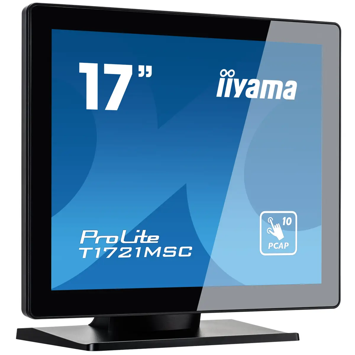 ProLite T1721MSC-B2 LED-Monitor 43 cm 17" Touchscreen 1280x1024 SXGA 75 Hz TN 250 cd/m² 1000:1 5 ms HDMI VGA Lautsprecher schwarze Blende mit mattem Finish