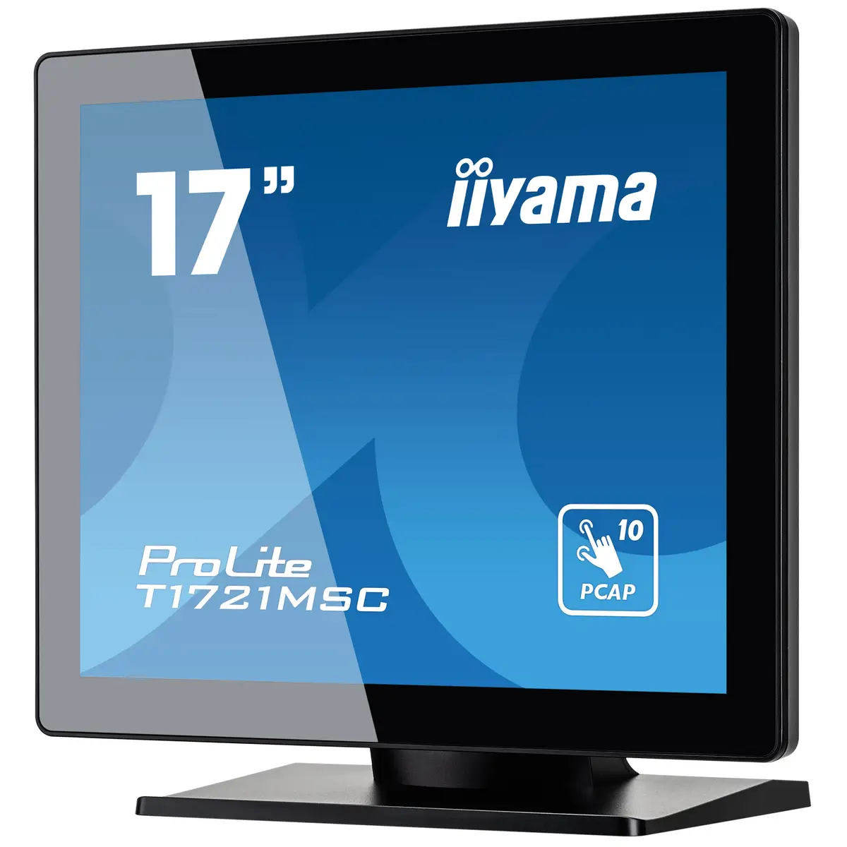 ProLite T1721MSC-B2 LED-Monitor 43 cm 17" Touchscreen 1280x1024 SXGA 75 Hz TN 250 cd/m² 1000:1 5 ms HDMI VGA Lautsprecher schwarze Blende mit mattem Finish