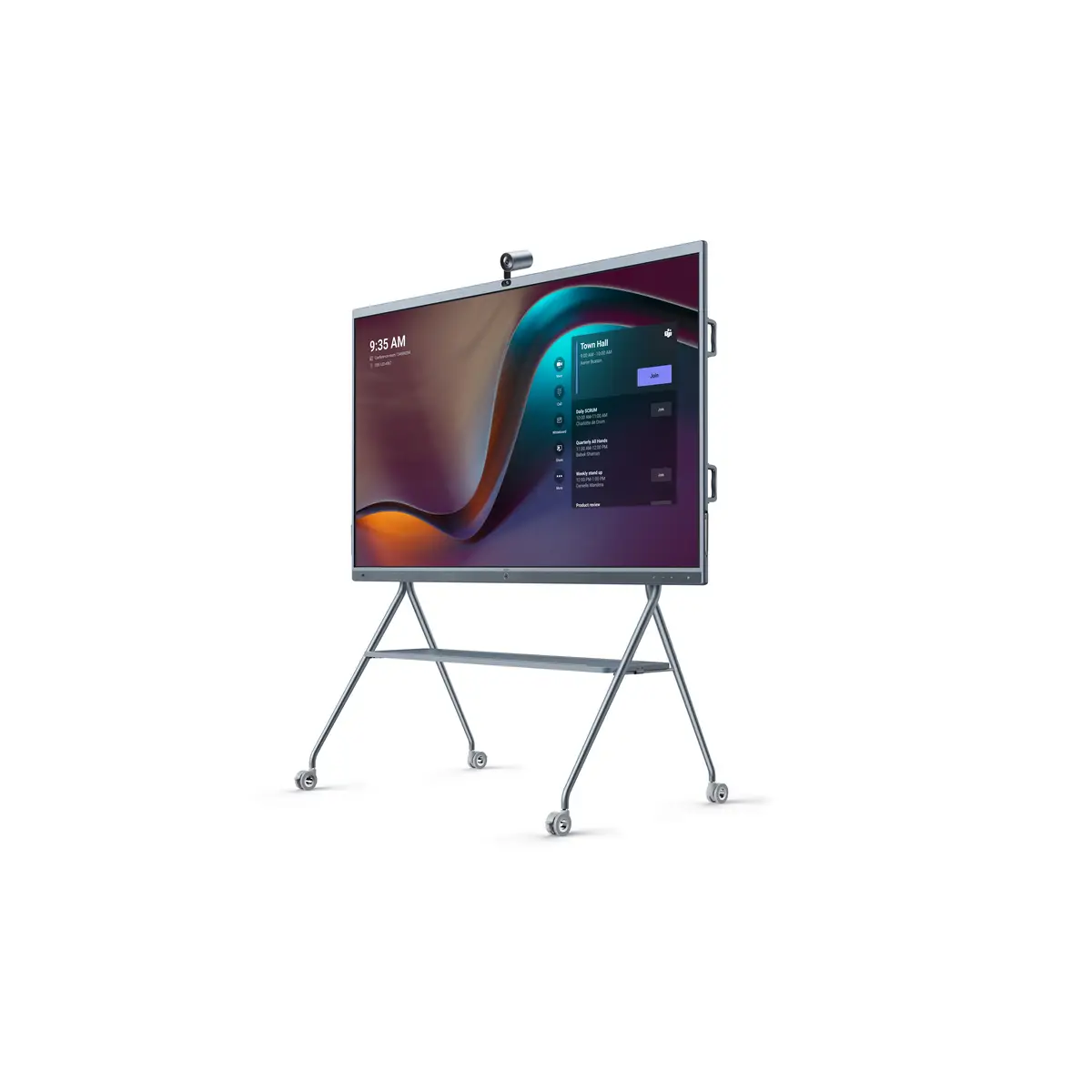Wagen für 218,4cm (86") LED-Display Grau