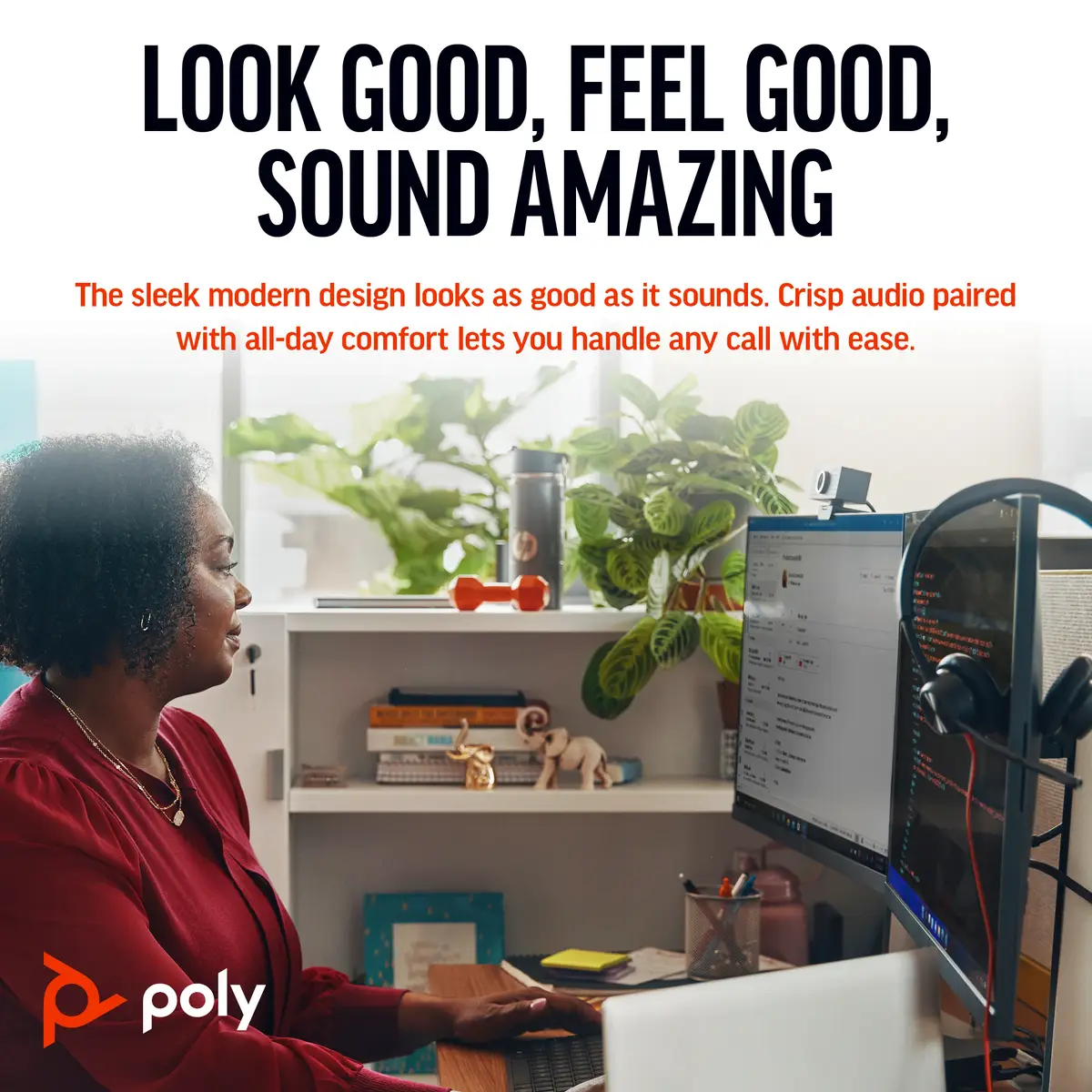 Poly Blackwire 3325 USB-C Headset +3.5mmP +USB-C/A